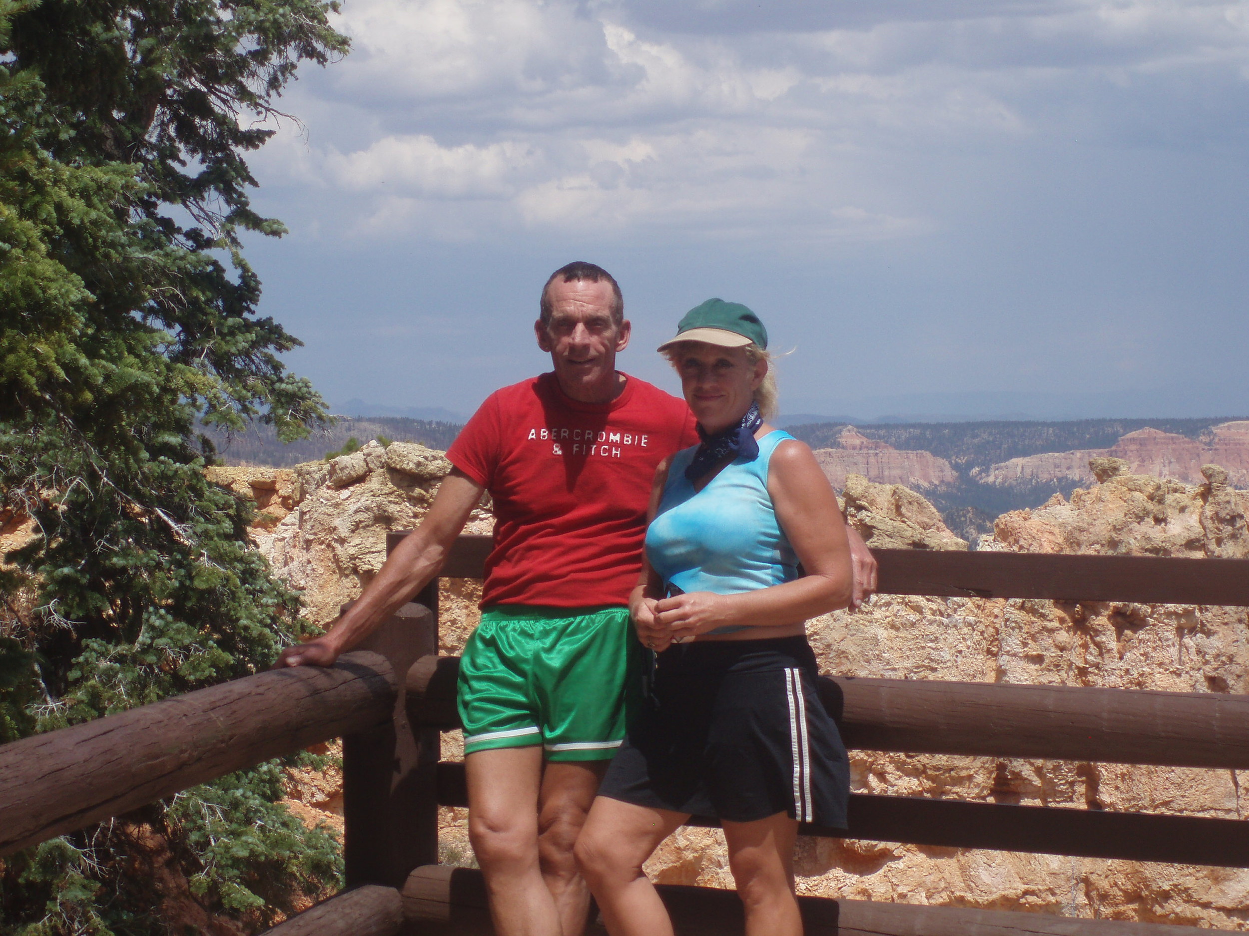 With my brother Mike at Bryce National Park, Utah