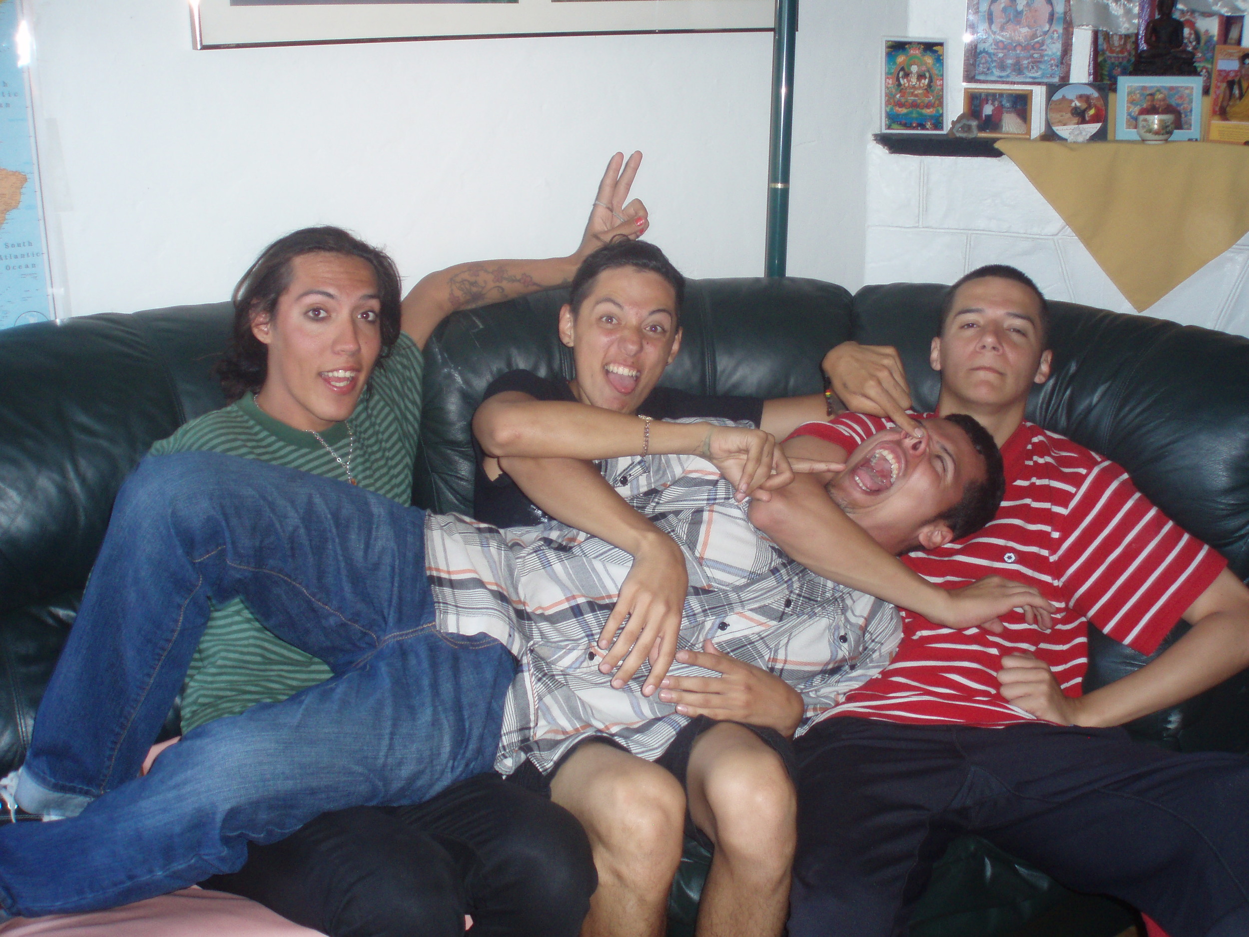With my brothers Cesar, Manuel & Jesus