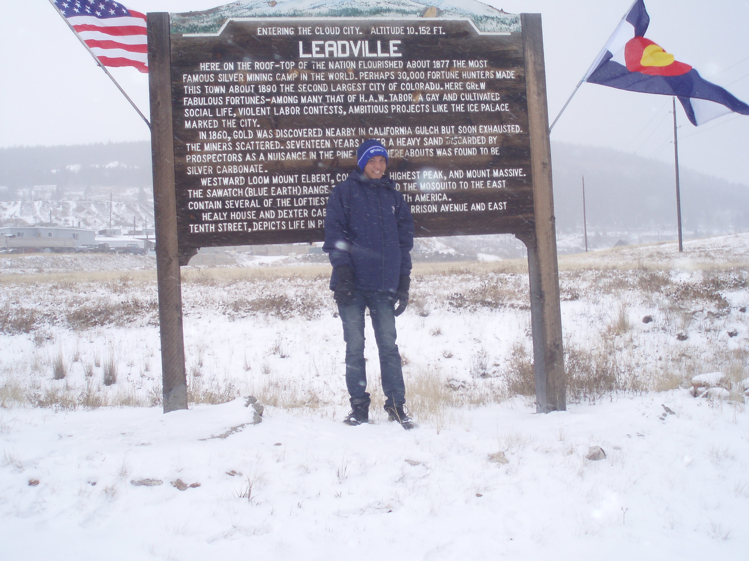  Jesus in Leadville, Colorado, elevation 10,000 ft.- November 2012
