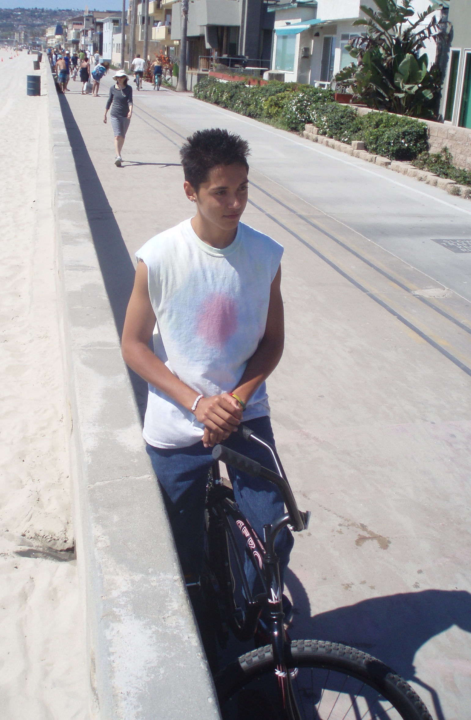  Jesus on PB boardwalk - July 2012
