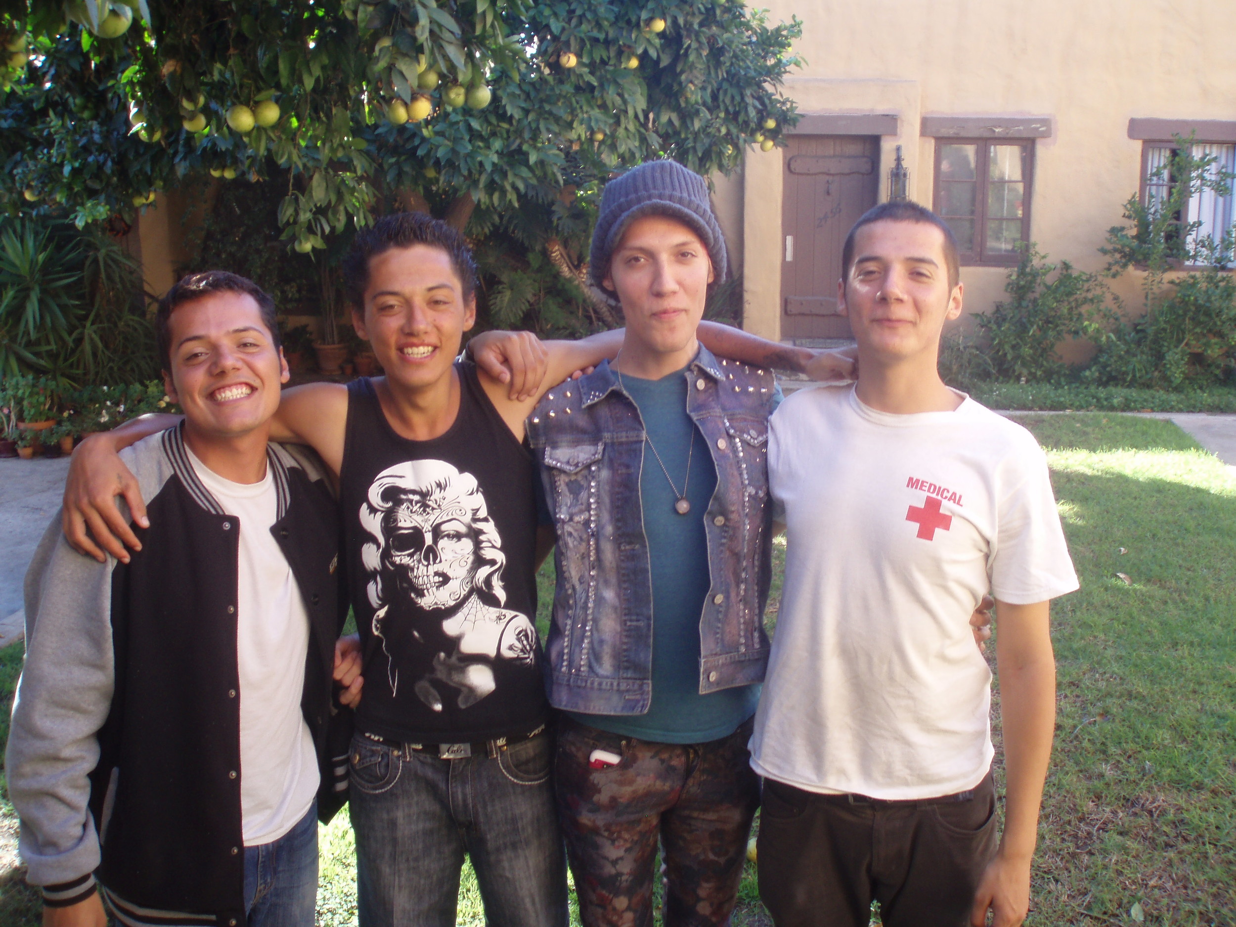 My most recent photo of all four Sanchez brothers. Jesus (2nd left)