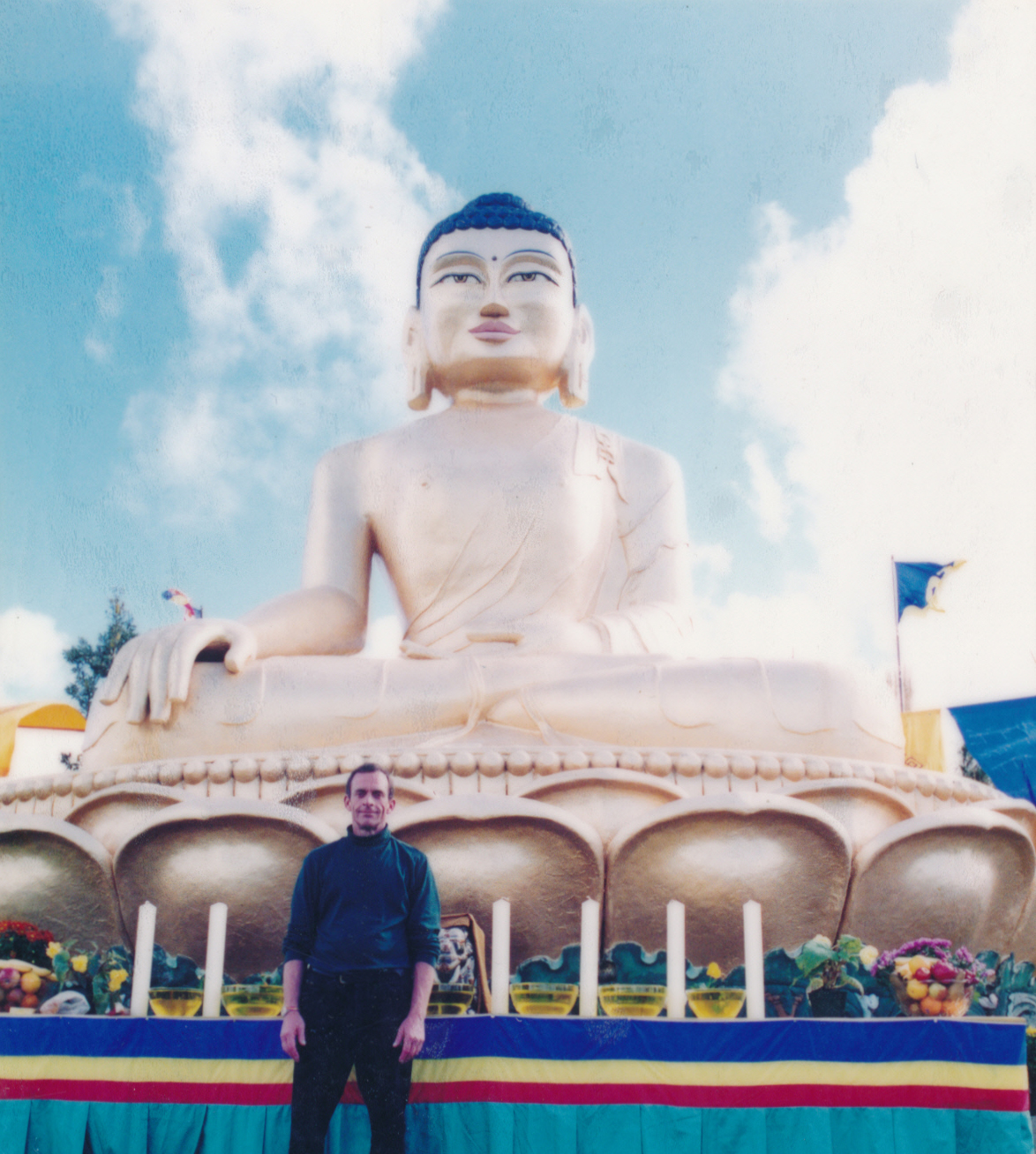  At Karma Choeling Buddhist Monastery near Auckland, New Zealand