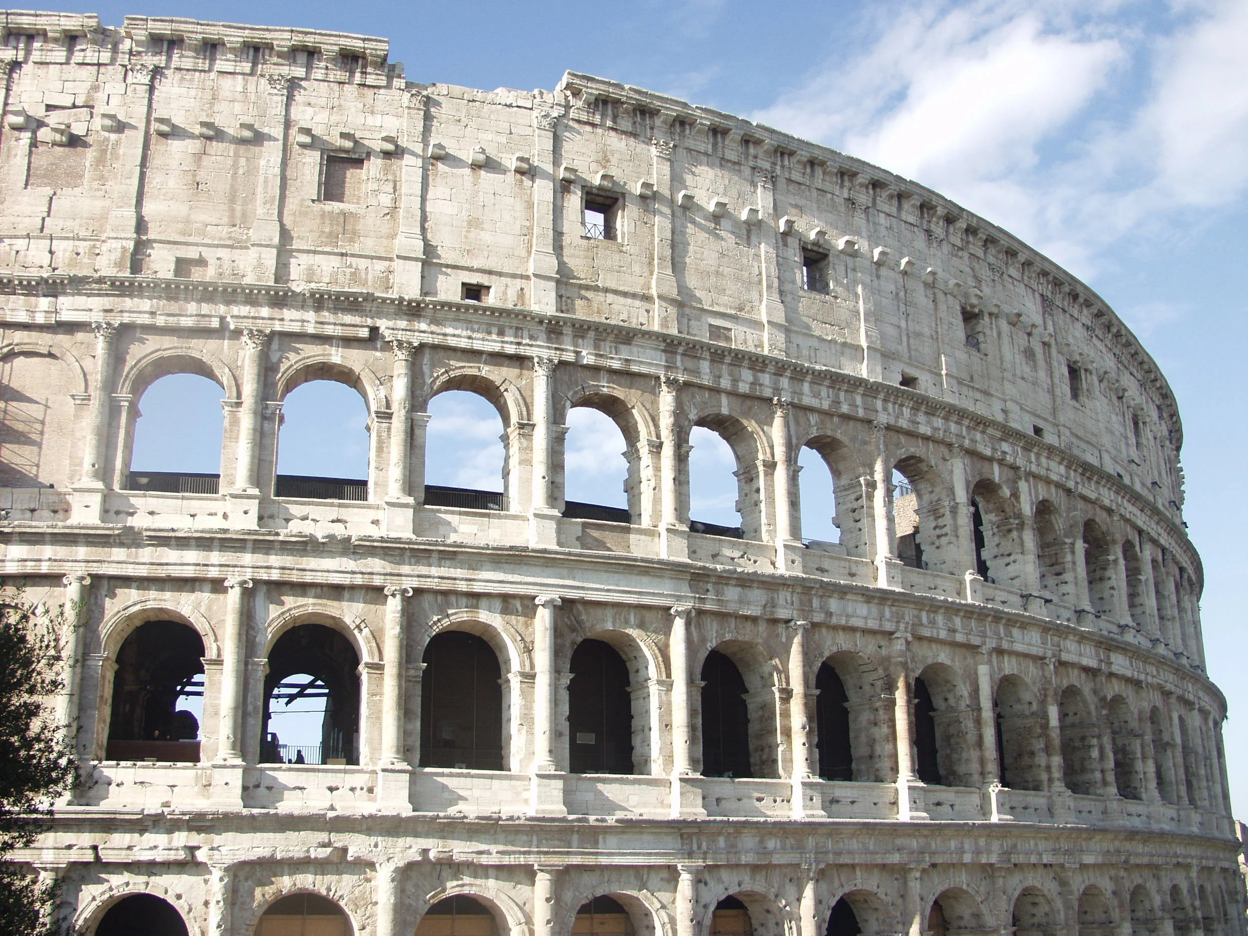  Colosseum in Rome. This amazing structure is almost 2,000 years old