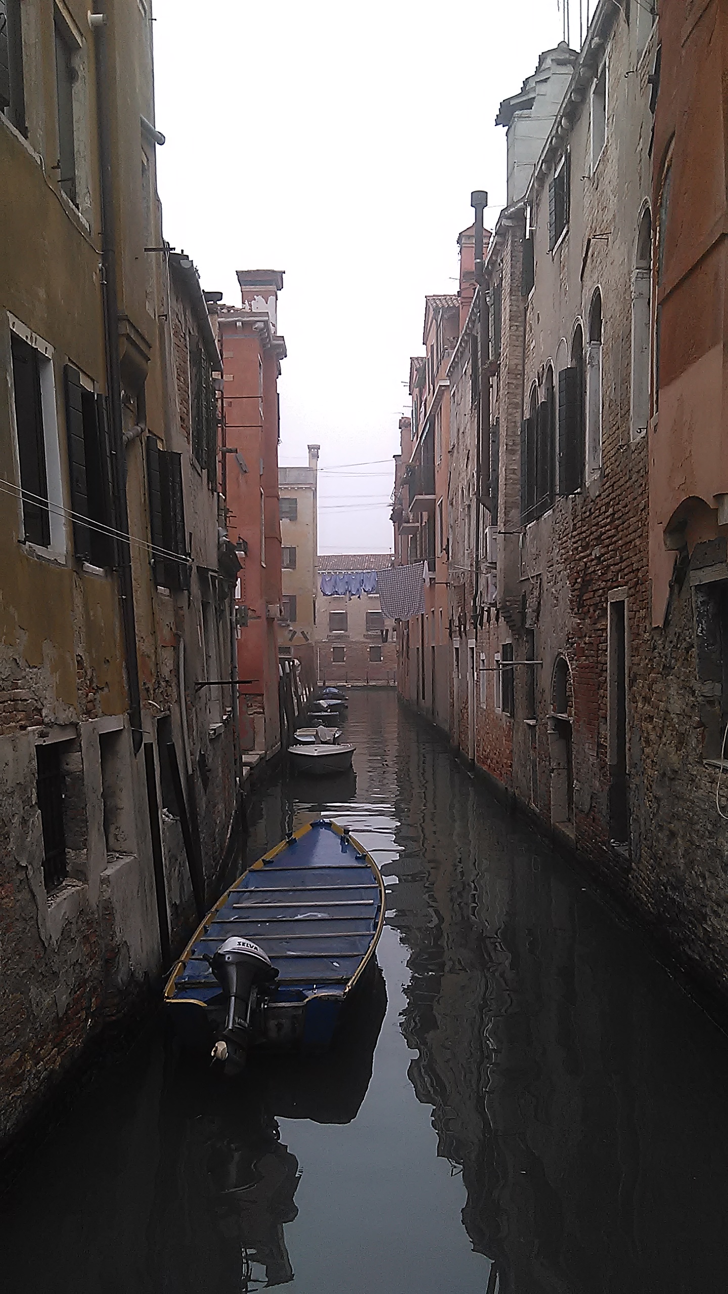  One of the many side canals in Venice