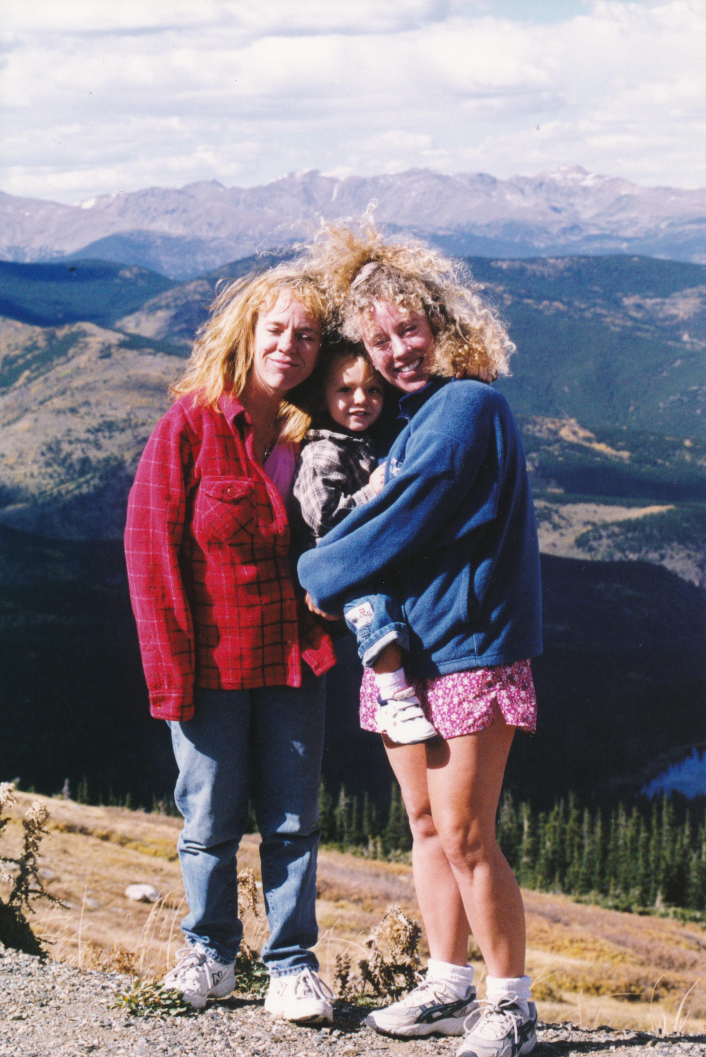 At Rocky Mountain National Park about 15 years ago with my sister Jacque and nephew Steven Jr.