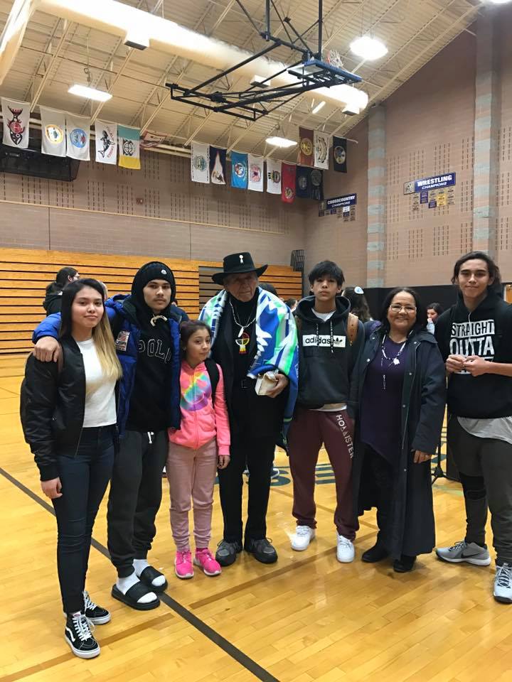  Dennis at Chief Leschi School, February 3