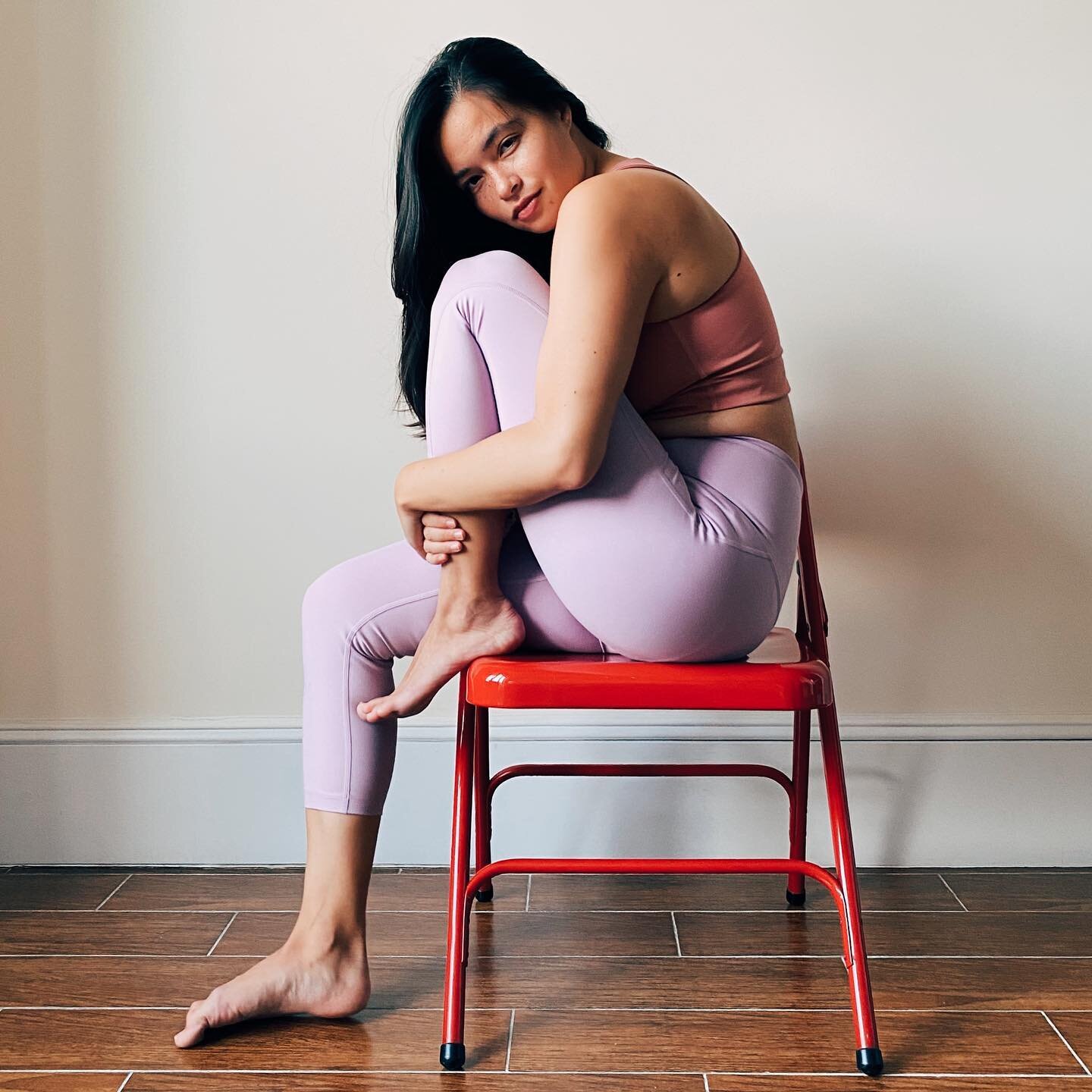 Repeat after me: YOGA IS FOR EVERY BODY. Every size, shape, color, age, and ability can do yoga. That&rsquo;s why I&rsquo;m thrilled to offer chair yoga Sunday nights (Monday mornings Manila time).
.
Last month, my dear mother @migordon &mdash;a canc