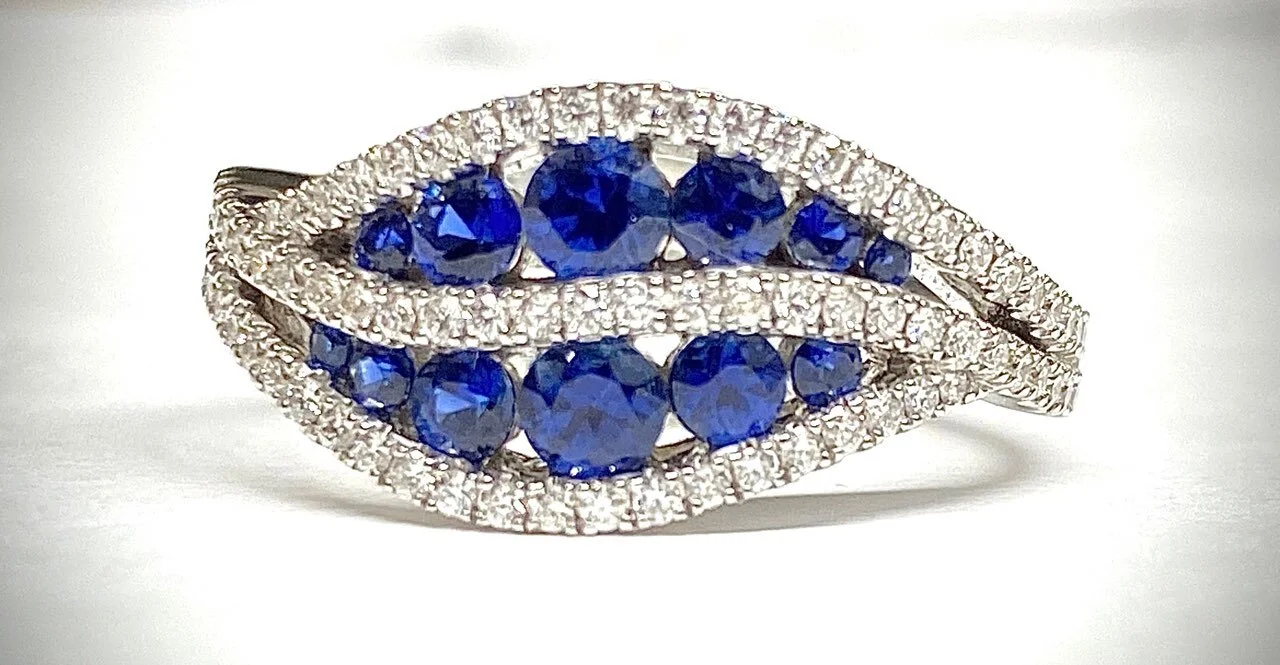Sapphire and Diamond Ring 