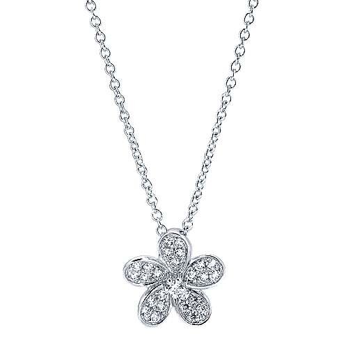 Diamond Flower Necklace