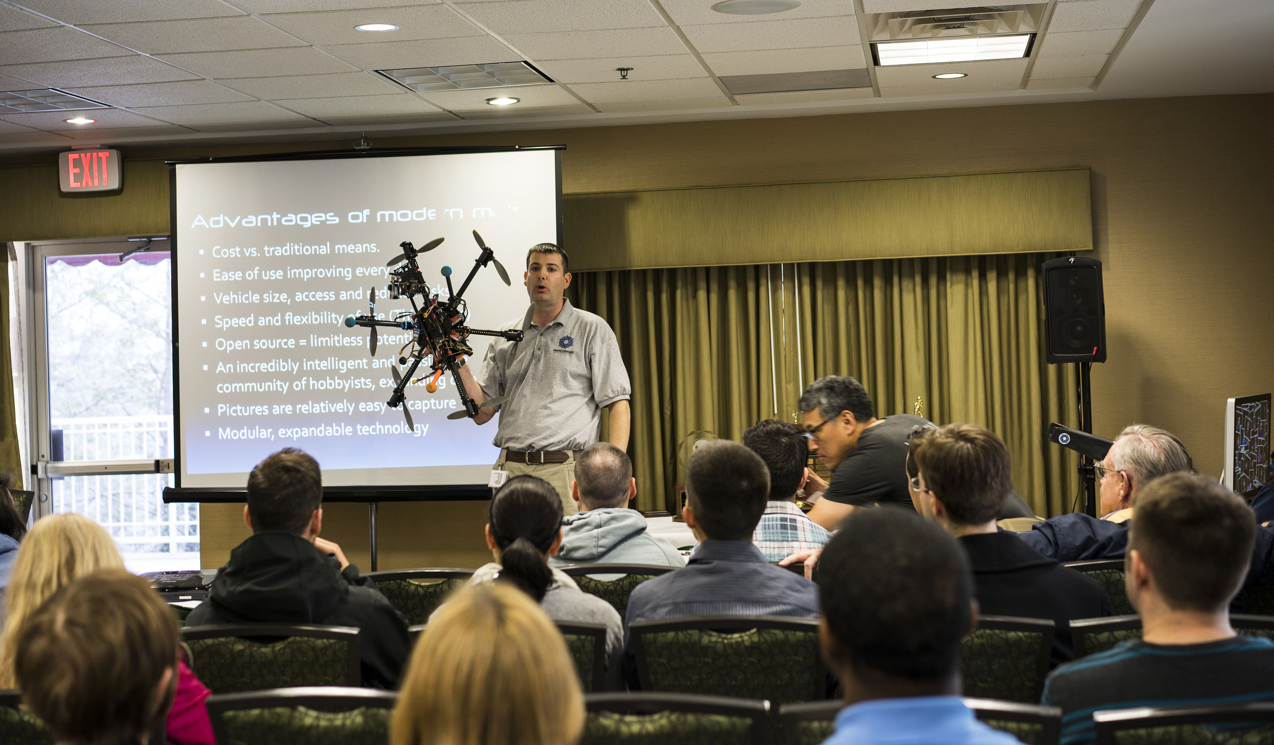  Training about the uses and lessons of multicopters at the DC Shootoff 2014.&nbsp; (link takes you to speech) 