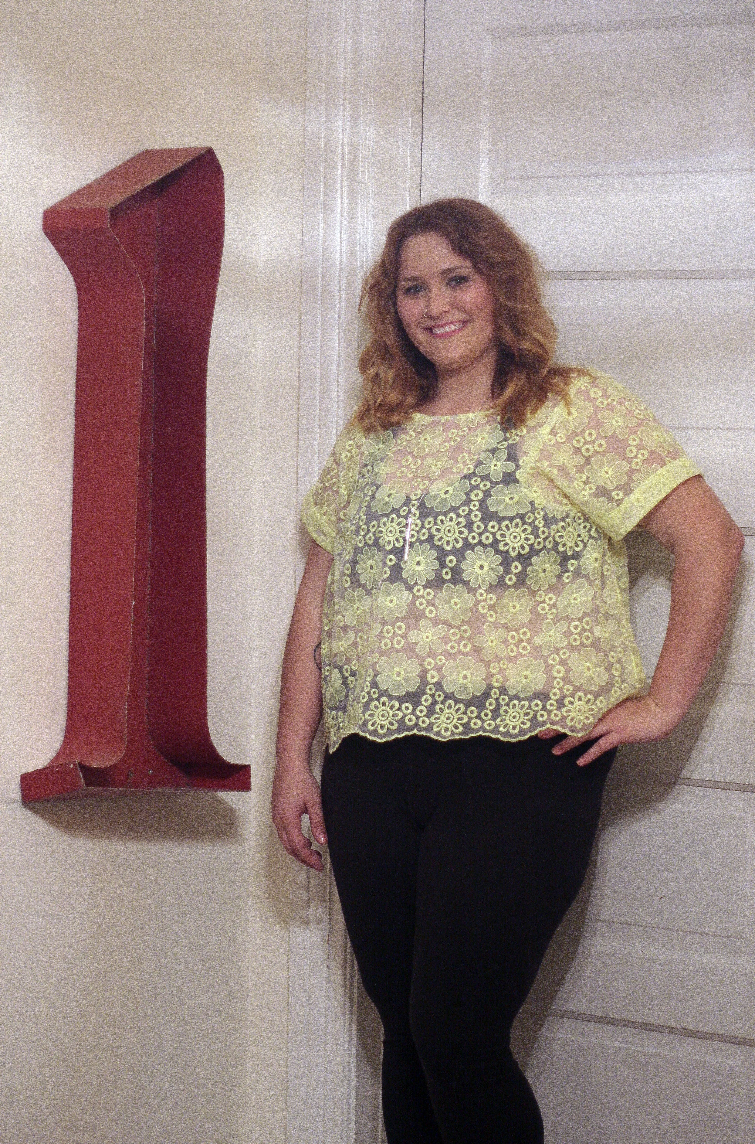 Top: Meadow Rue at Anthropologie Necklace: Stella and Dot Rebel Pendent Leggings: Lauren Conrad