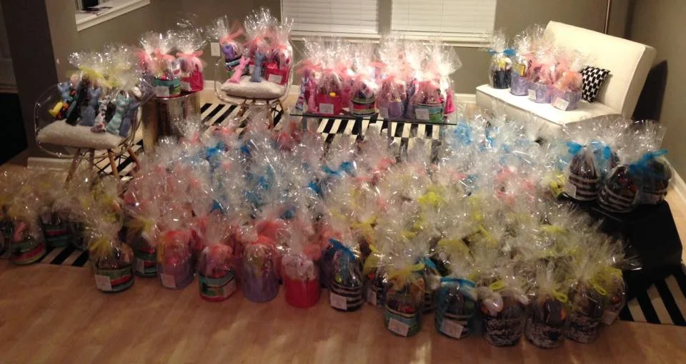Finished bunny bins for Riley's Children's Hospital