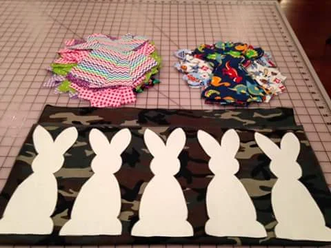 Bunnies in progress