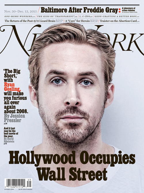 'The Big Short' // Ryan Gosling for New York Magazine Photographed by Amanda Demme