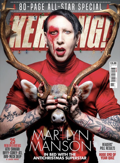 MARILYN MANSON X KERRANG MAG