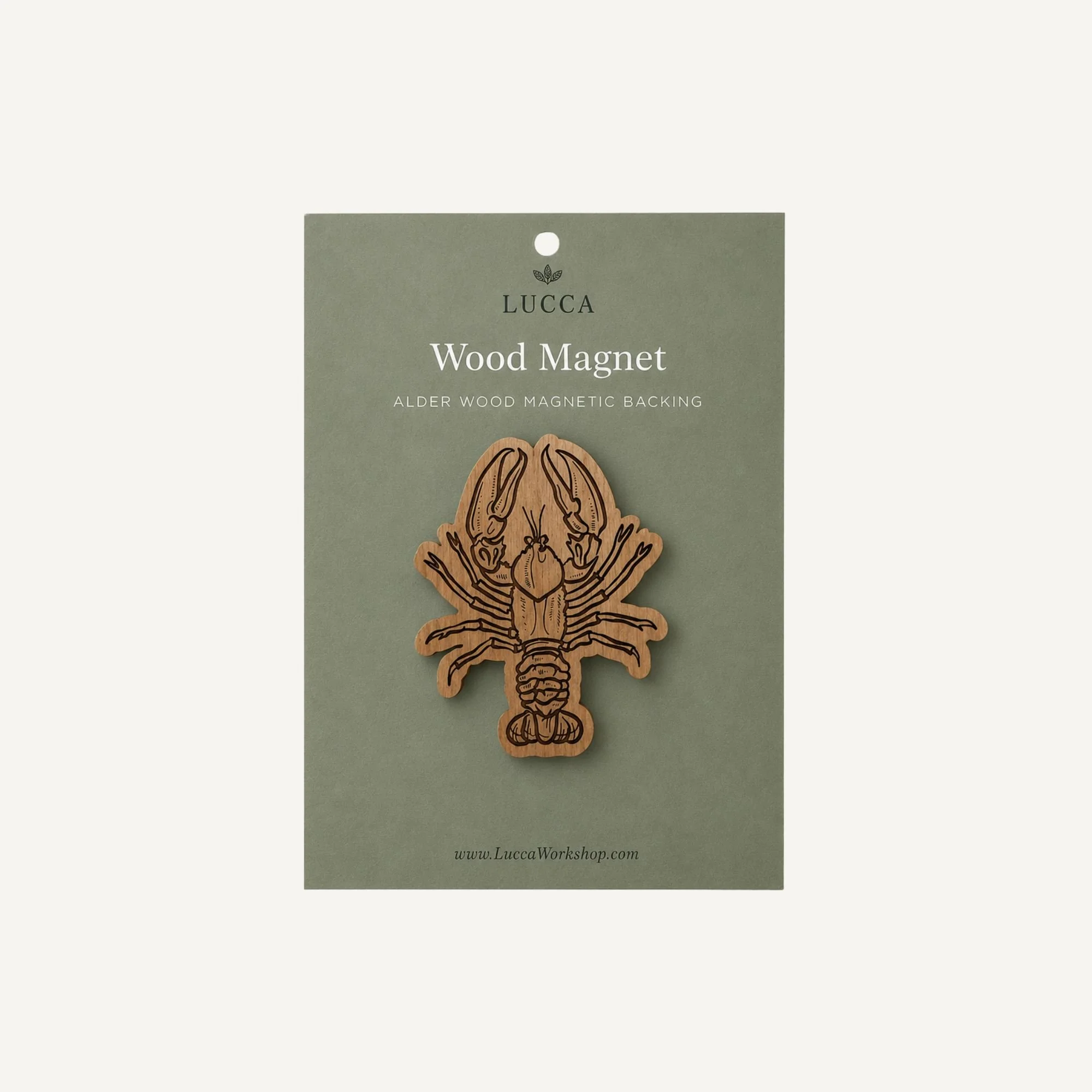 Lobster | Wood Magnet | Stationary Lover Gift