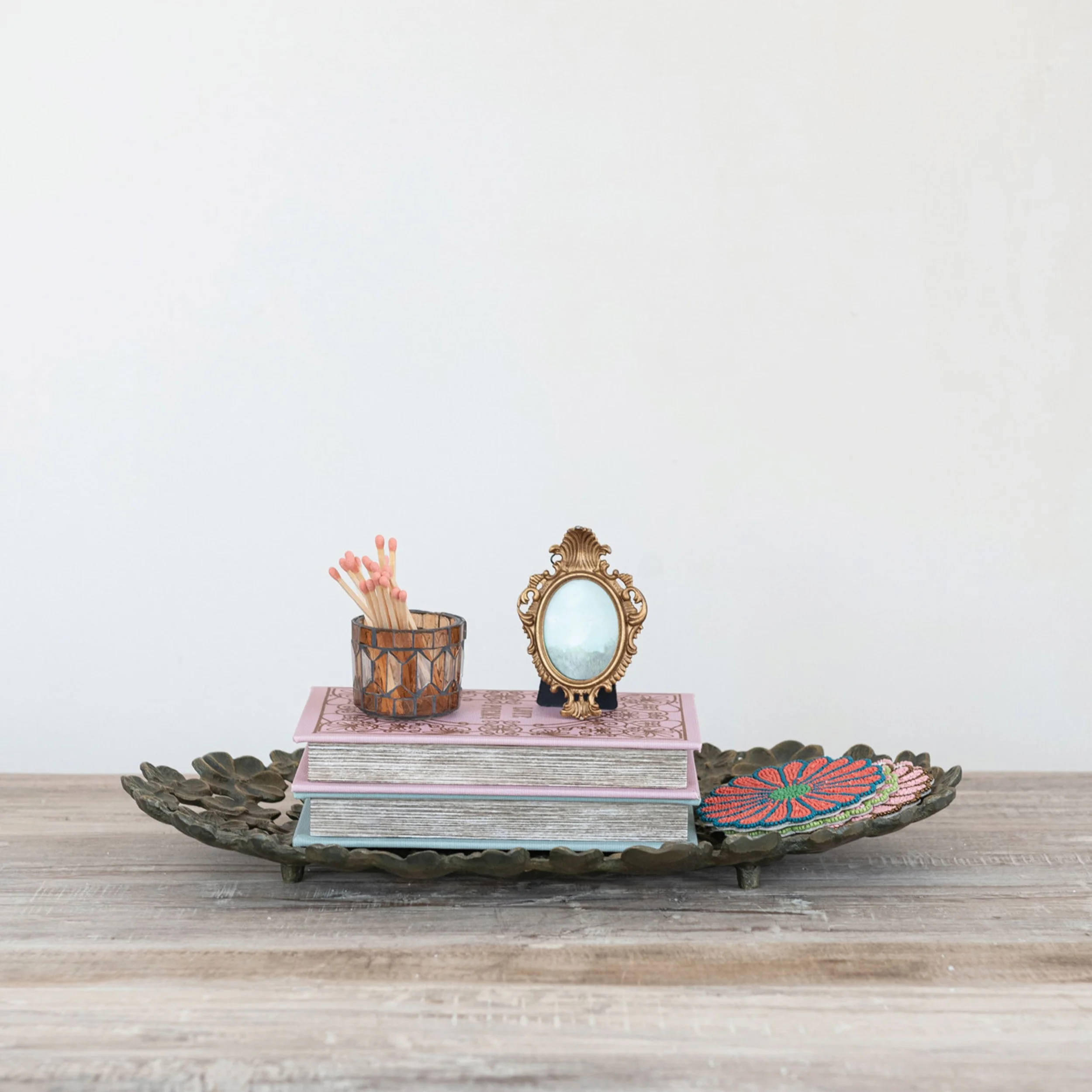 Cast Aluminum Flower Tray