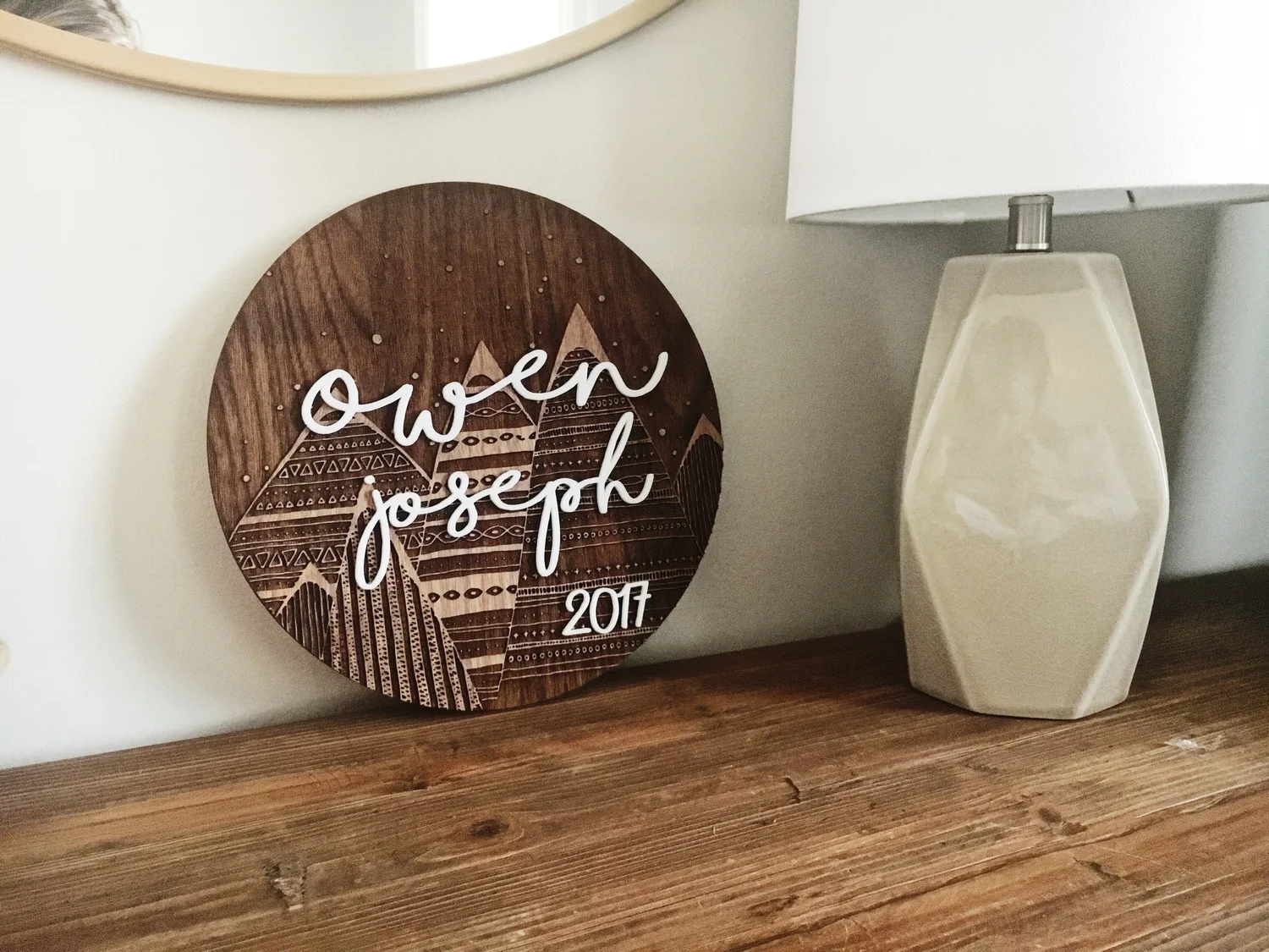 Baby Name Wooden Signs