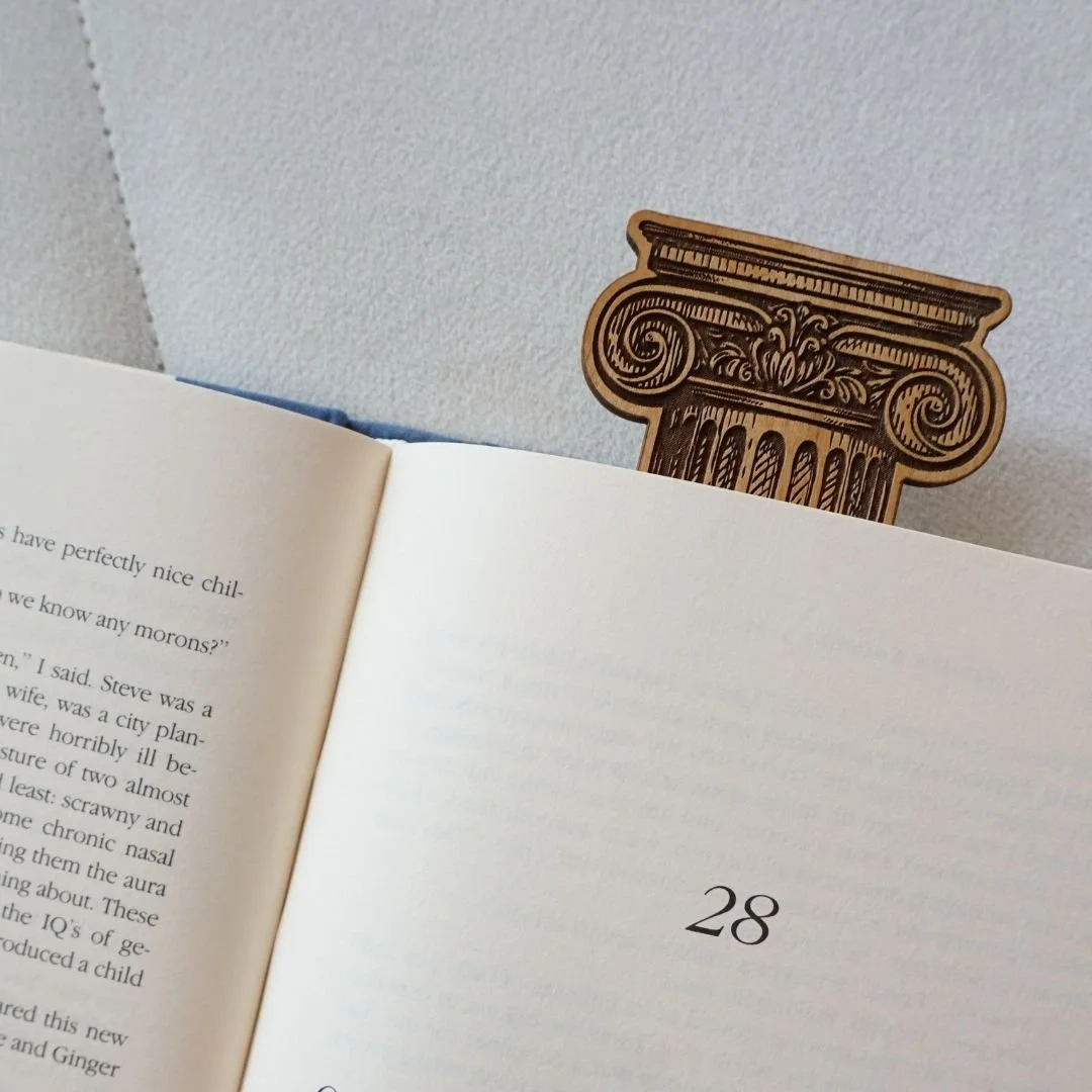 Roman Pillar | Wood Bookmark — Lucca