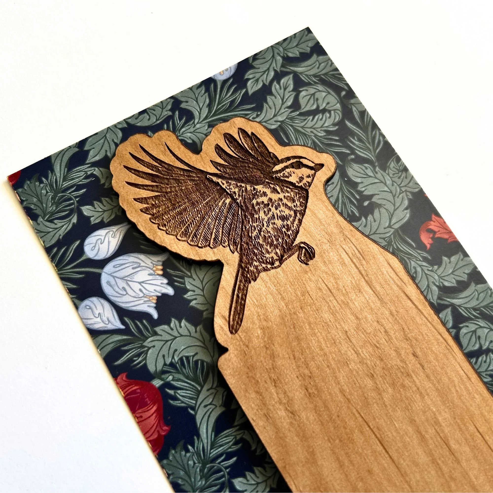 Loon Bird (Double Sided) Wooden Bookmark with Suede Tassel Loon Bird (Double Sided) Wooden Bookmark with Suede Tassel