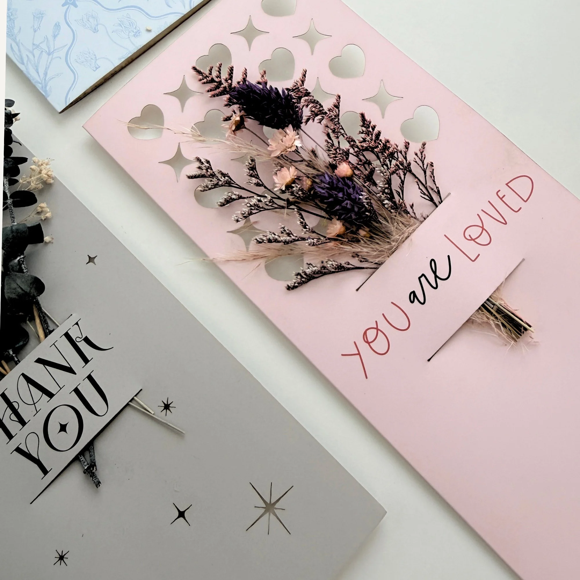 You Are Loved | Dried Flower Greeting Card