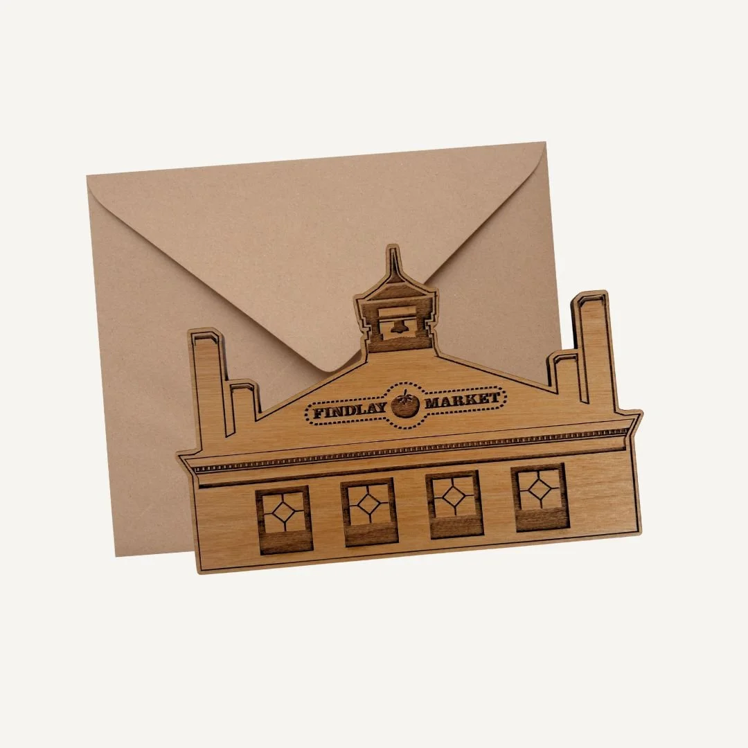 Findlay Market | Real Wood Card