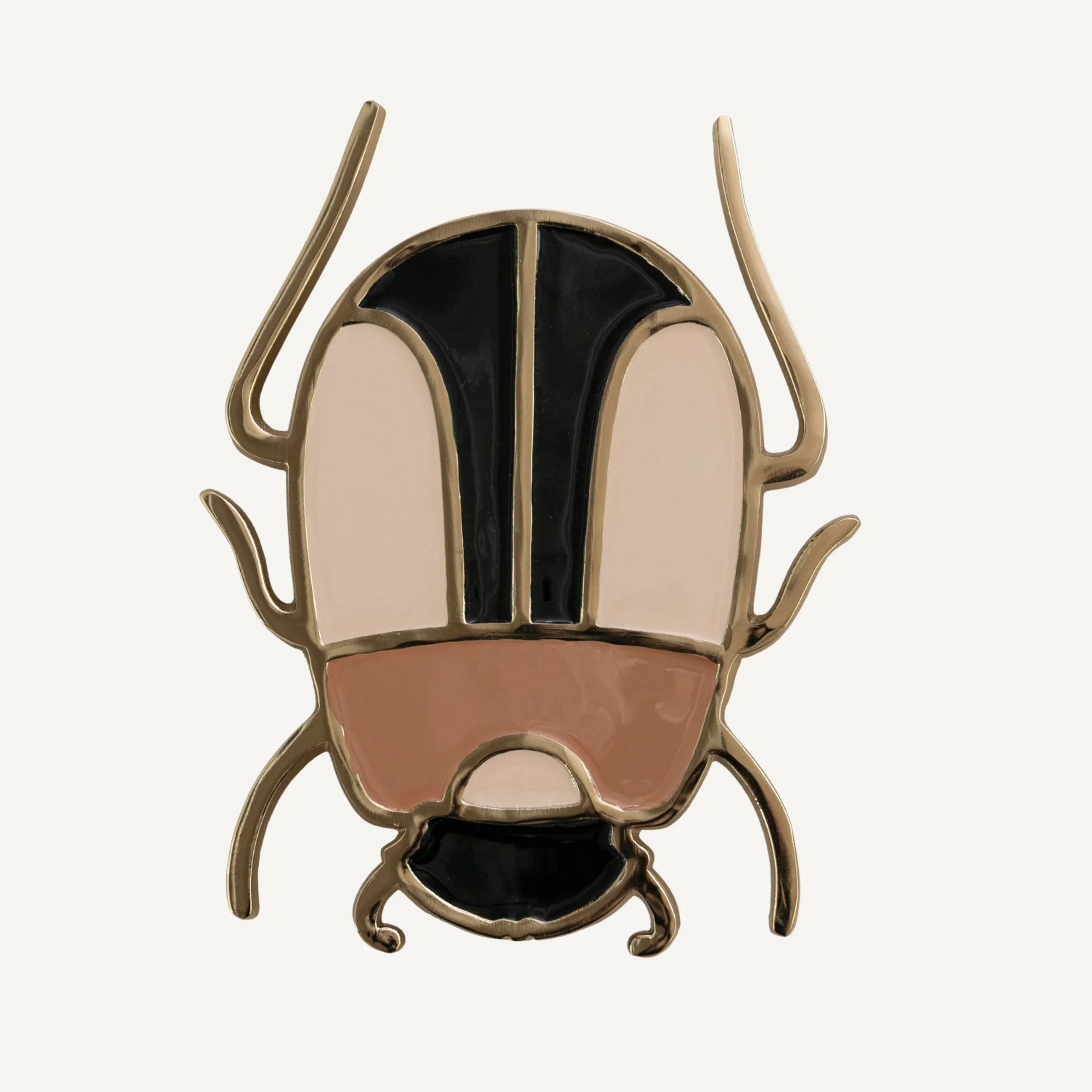 Enameled Aluminum Beetle Trivet