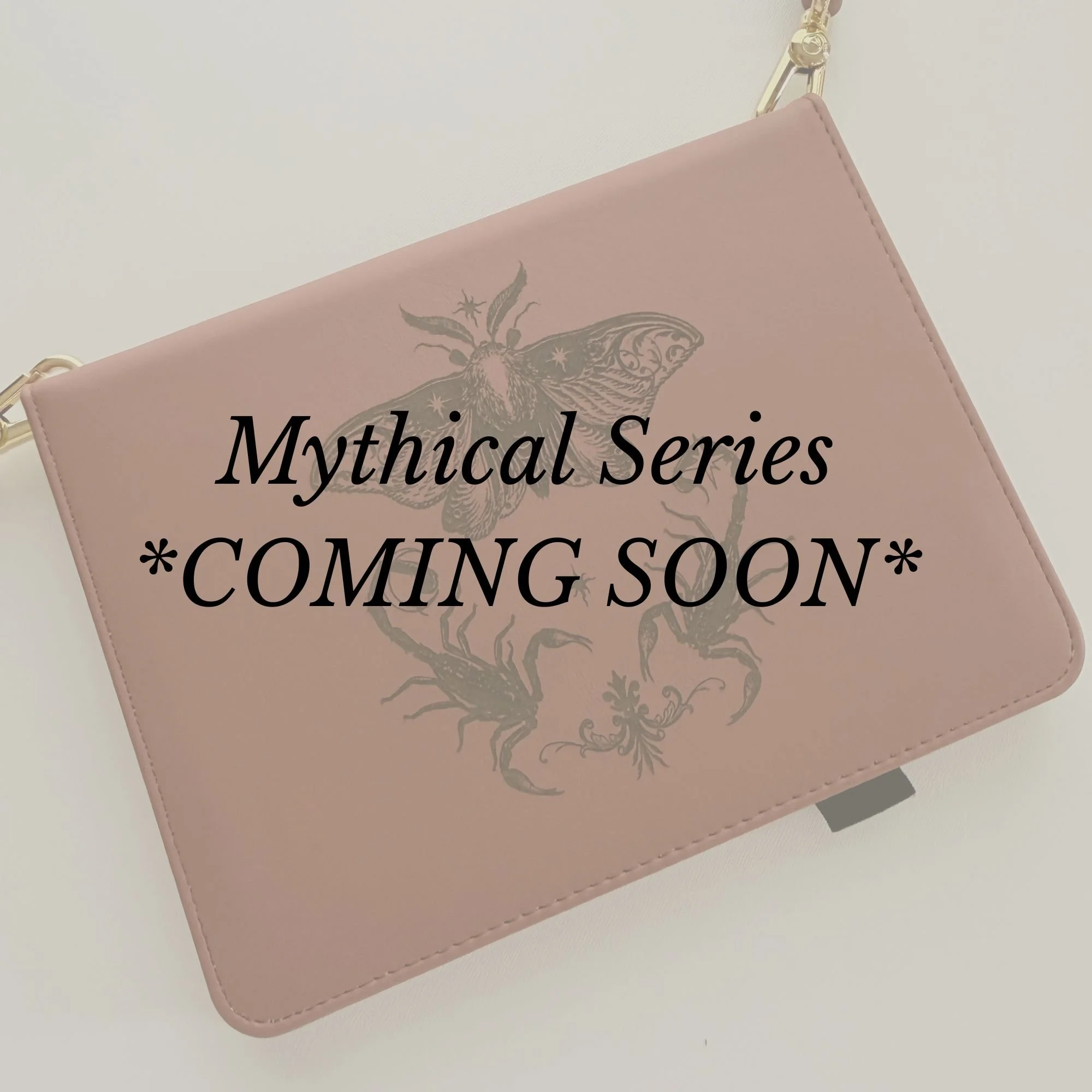 MYTHICAL COMING SOON | The Kindle Purse | Engraved Faux Leather | Crossbody E-Reader Case