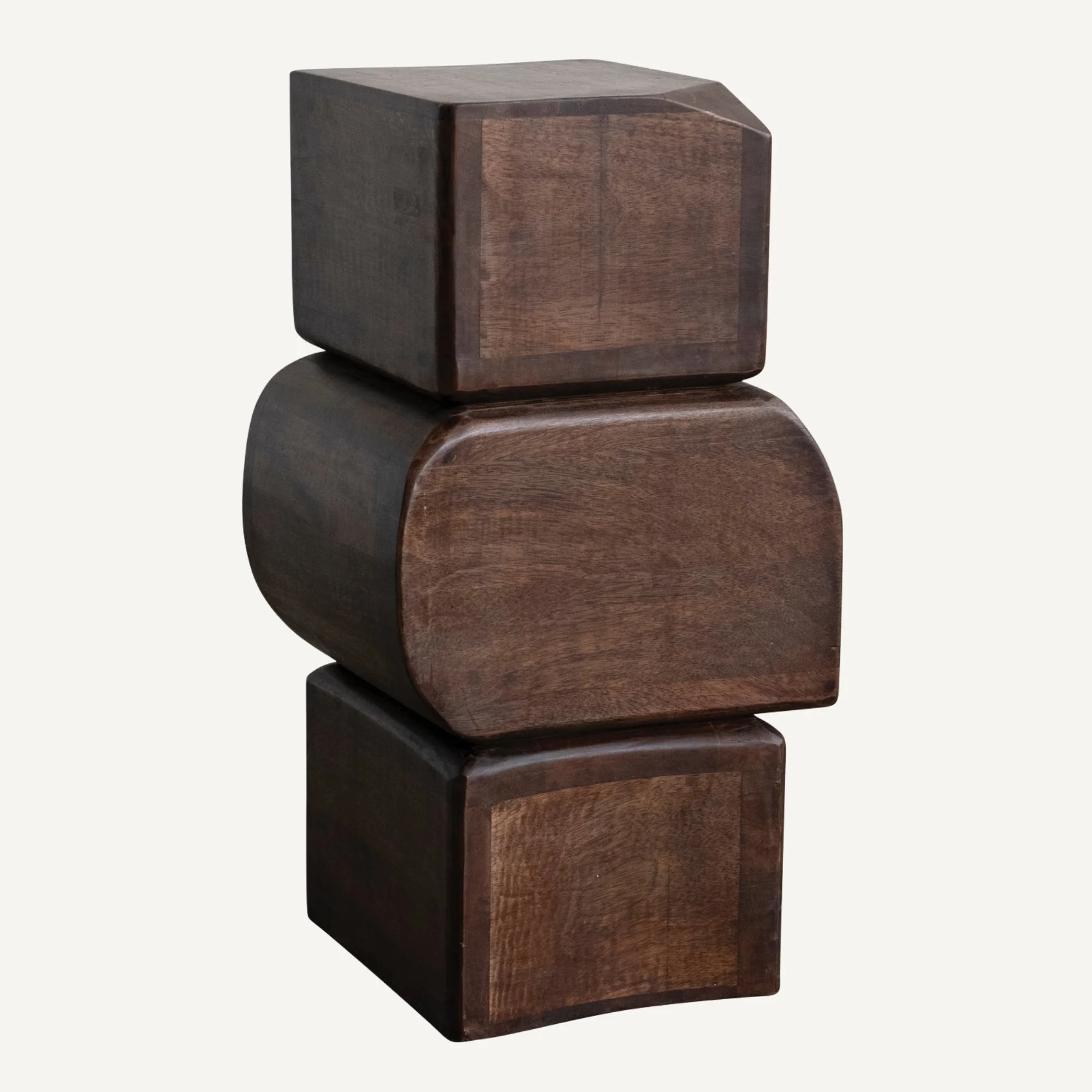 Mango Wood Stacked Table (Pickup Only)