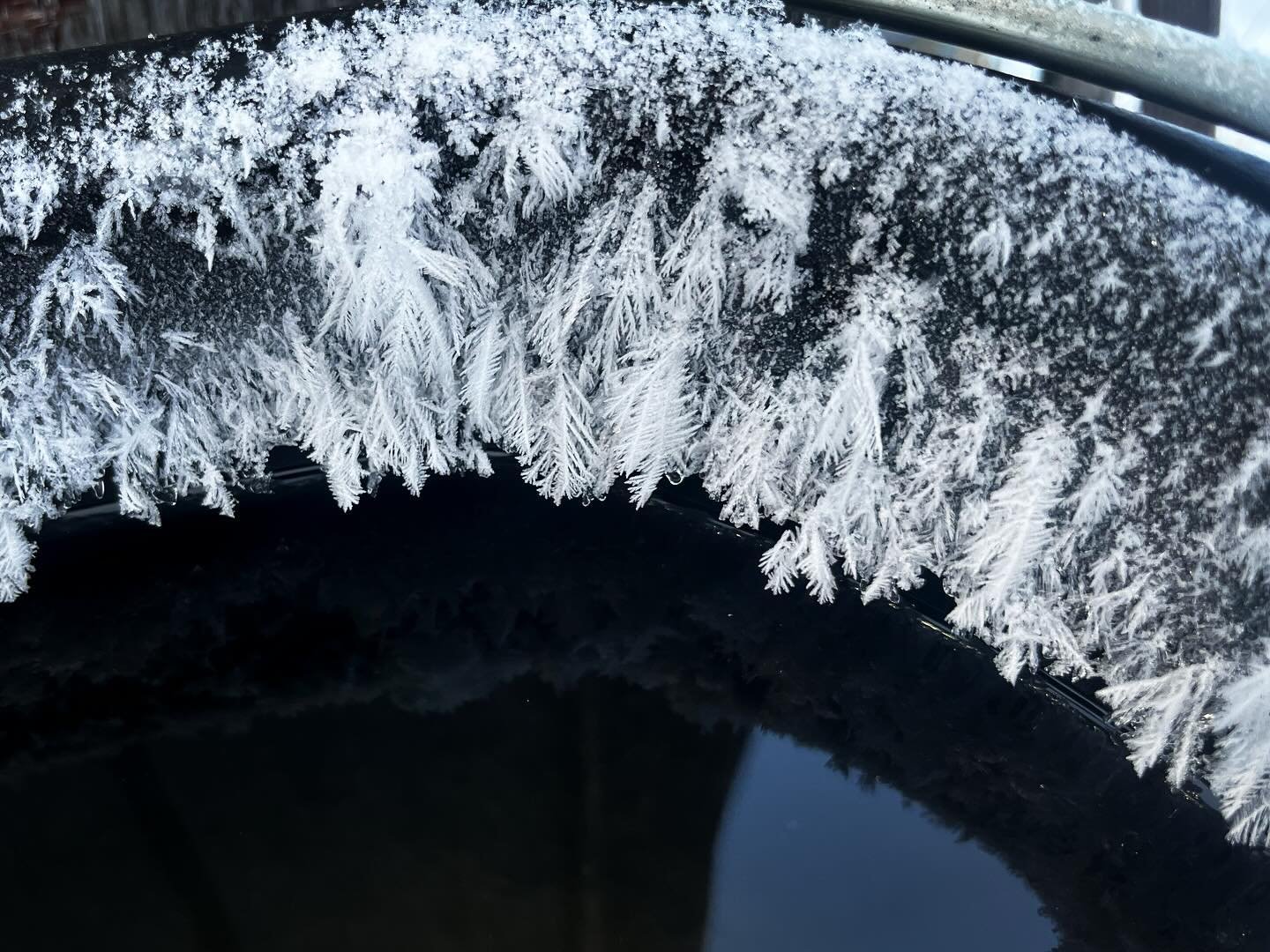 Early winter signs #aurora #commute #ice #alaskasky #alaska
