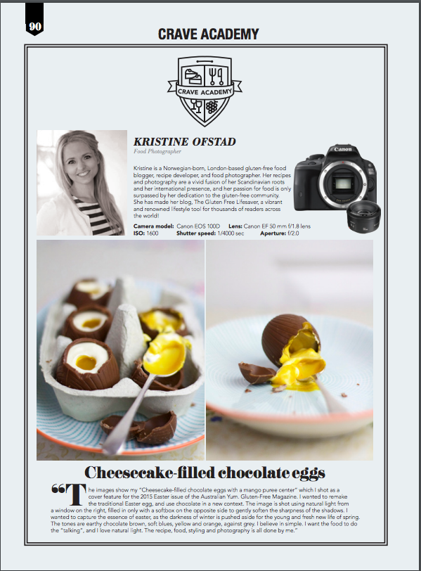Food photographer of the month, Crave Magazine Hong Kong