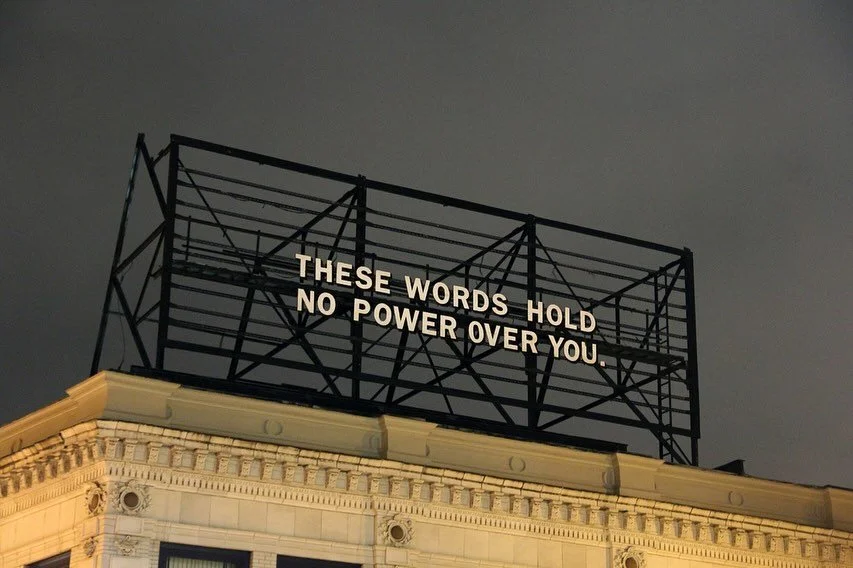 The Last Billboard was a custom-designed 36 foot-long rooftop billboard located on the corner of Highland and Baum in Pittsburgh, PA, USA from 2010 to 2018. The billboard structure consisted of a rail system with wooden letters that were changed by h