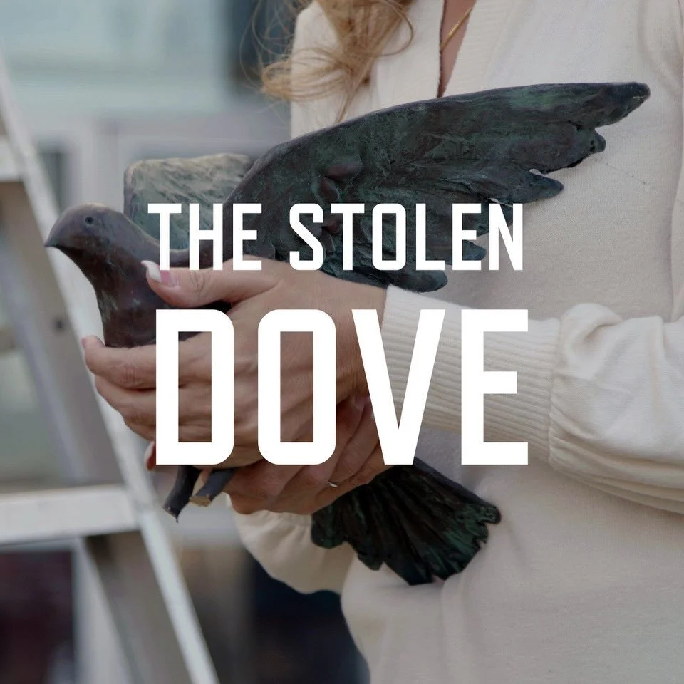 We&rsquo;re excited to announce the launch of The Stolen Dove 

~ It&rsquo;s a dove that was once stolen off the only public monument of an Arab American in the United States&mdash;let me tell you the story.

In front of the Santa Ana Public Library 