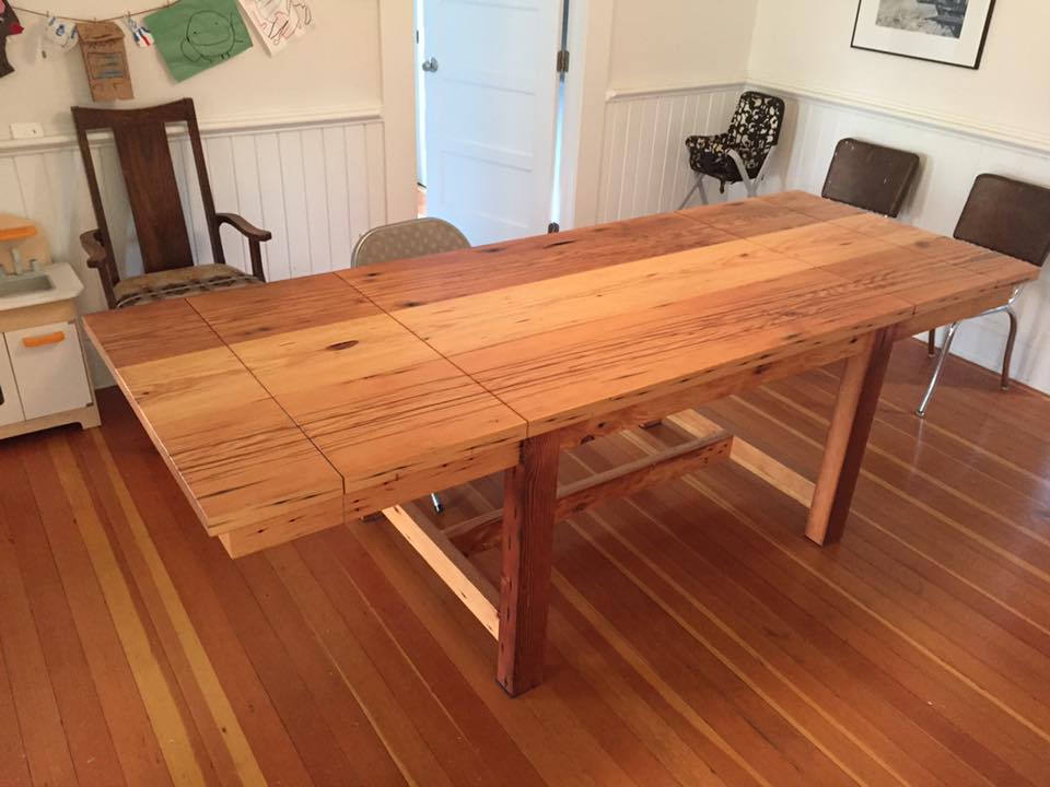 Reclaimed Fir Kitchen Table