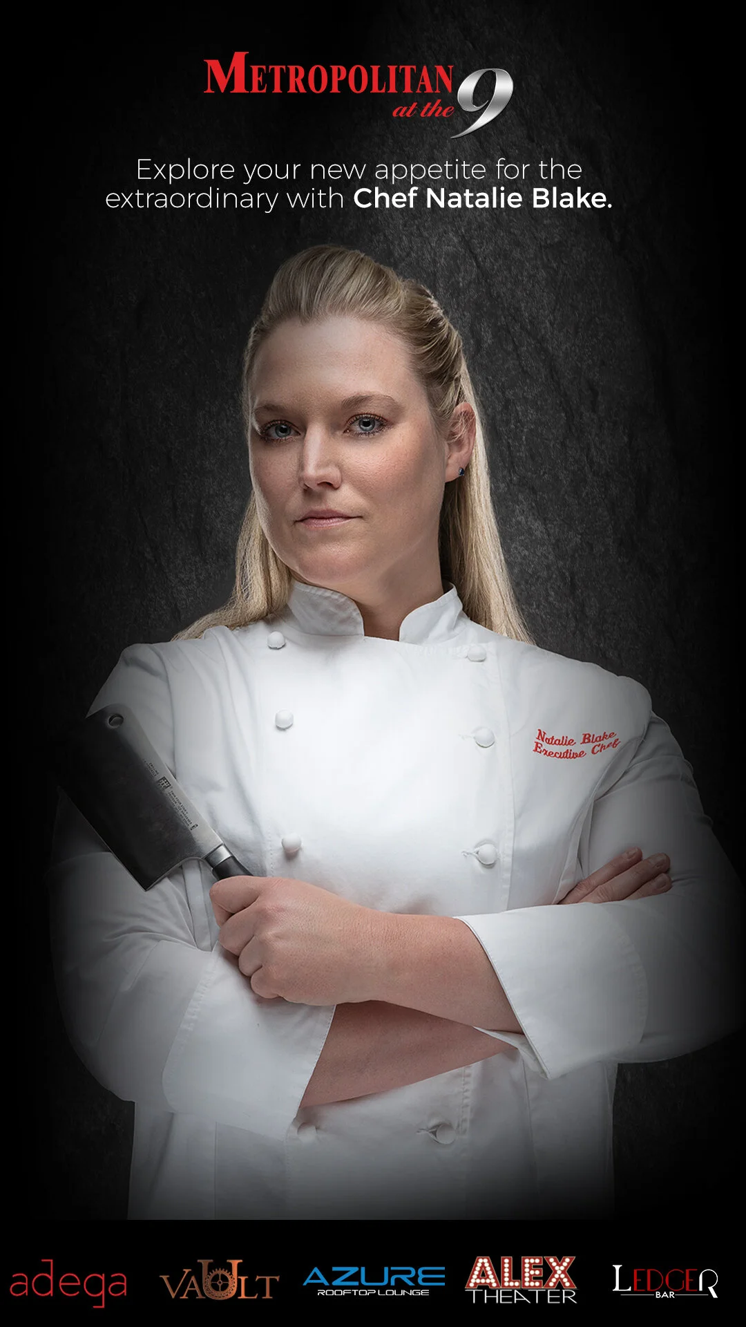 Instagram Story promoting the new chef at The 9.