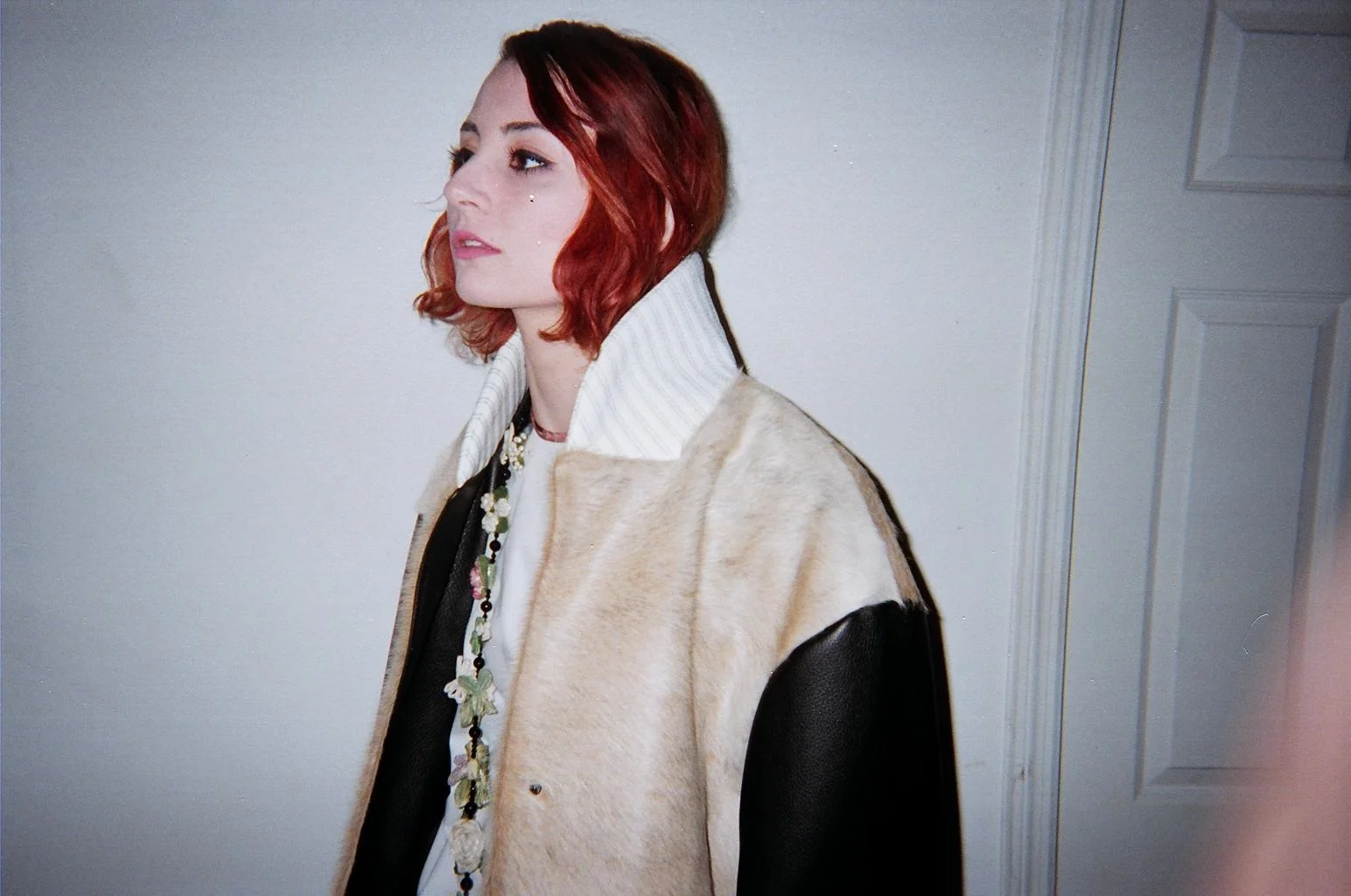   annalisa rose &nbsp;in a fitting.&nbsp; east village, nyc. &nbsp;2014. 