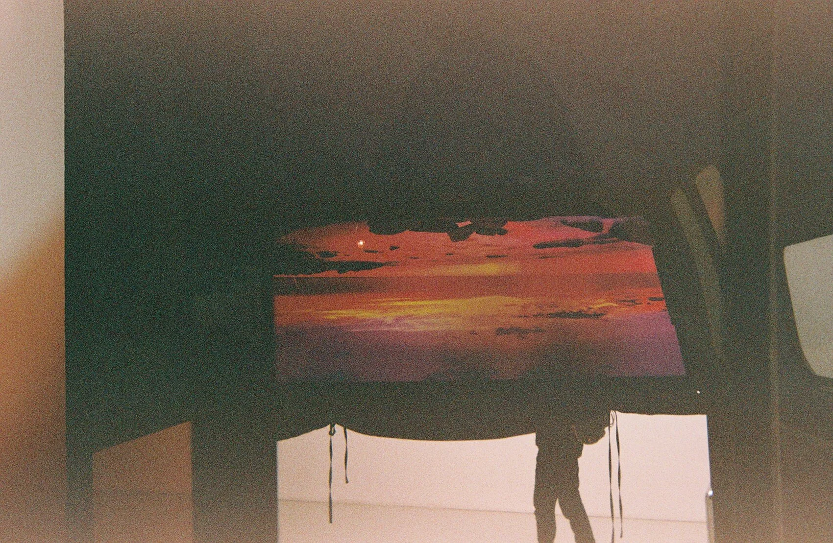   sunrise upside down and printed . chelsea, nyc. 2015. 
