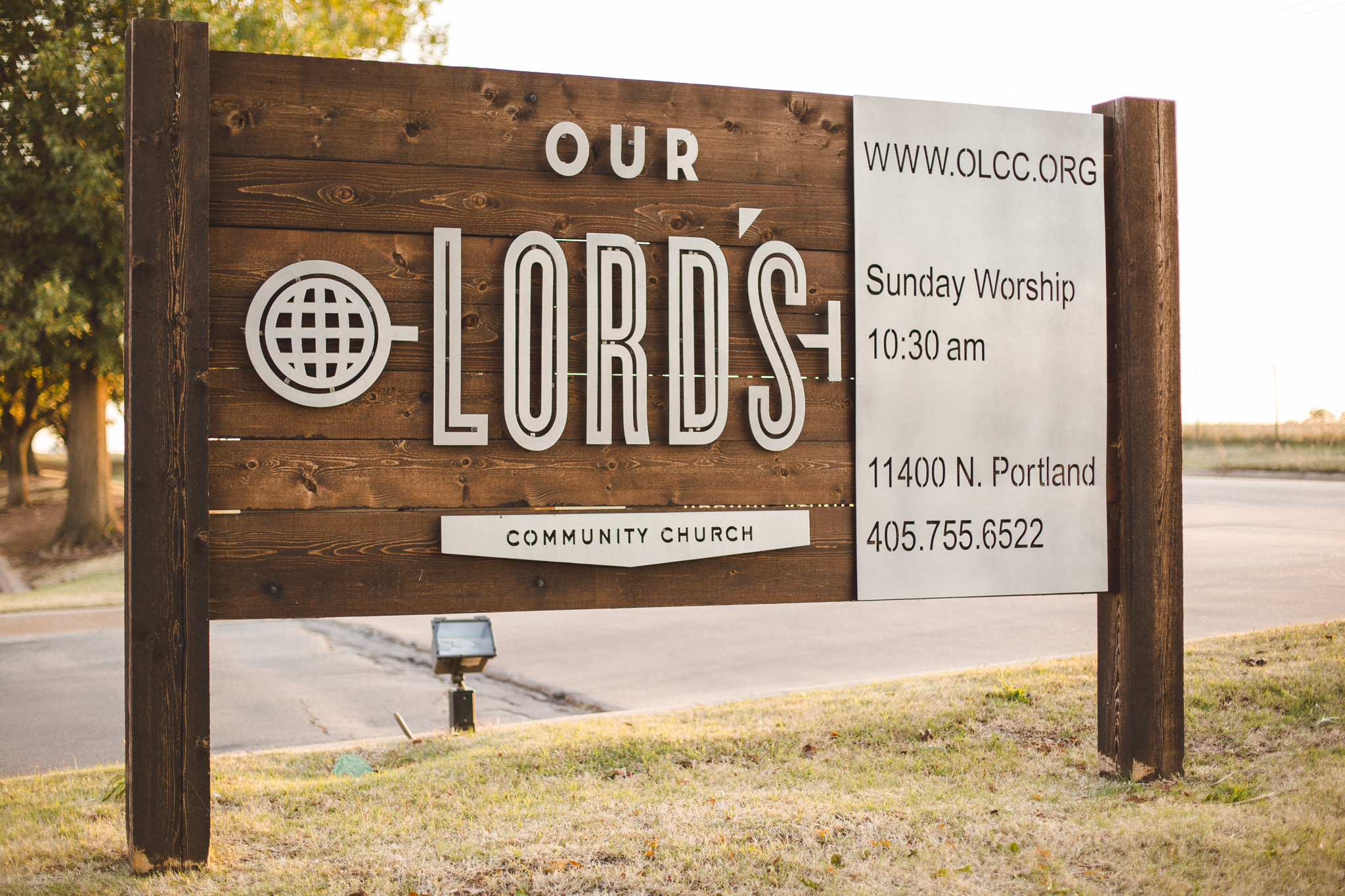 our lords community church sign