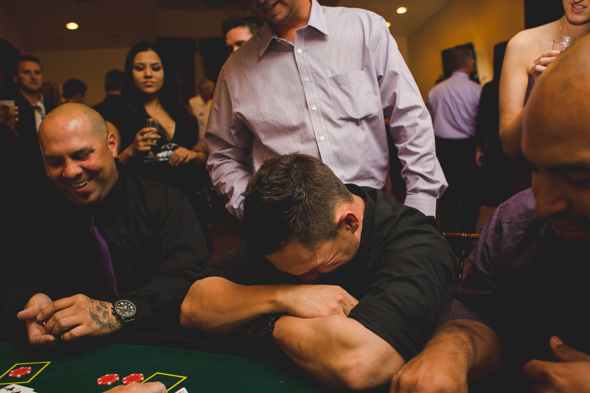 wedding reception blackjack player loses mj