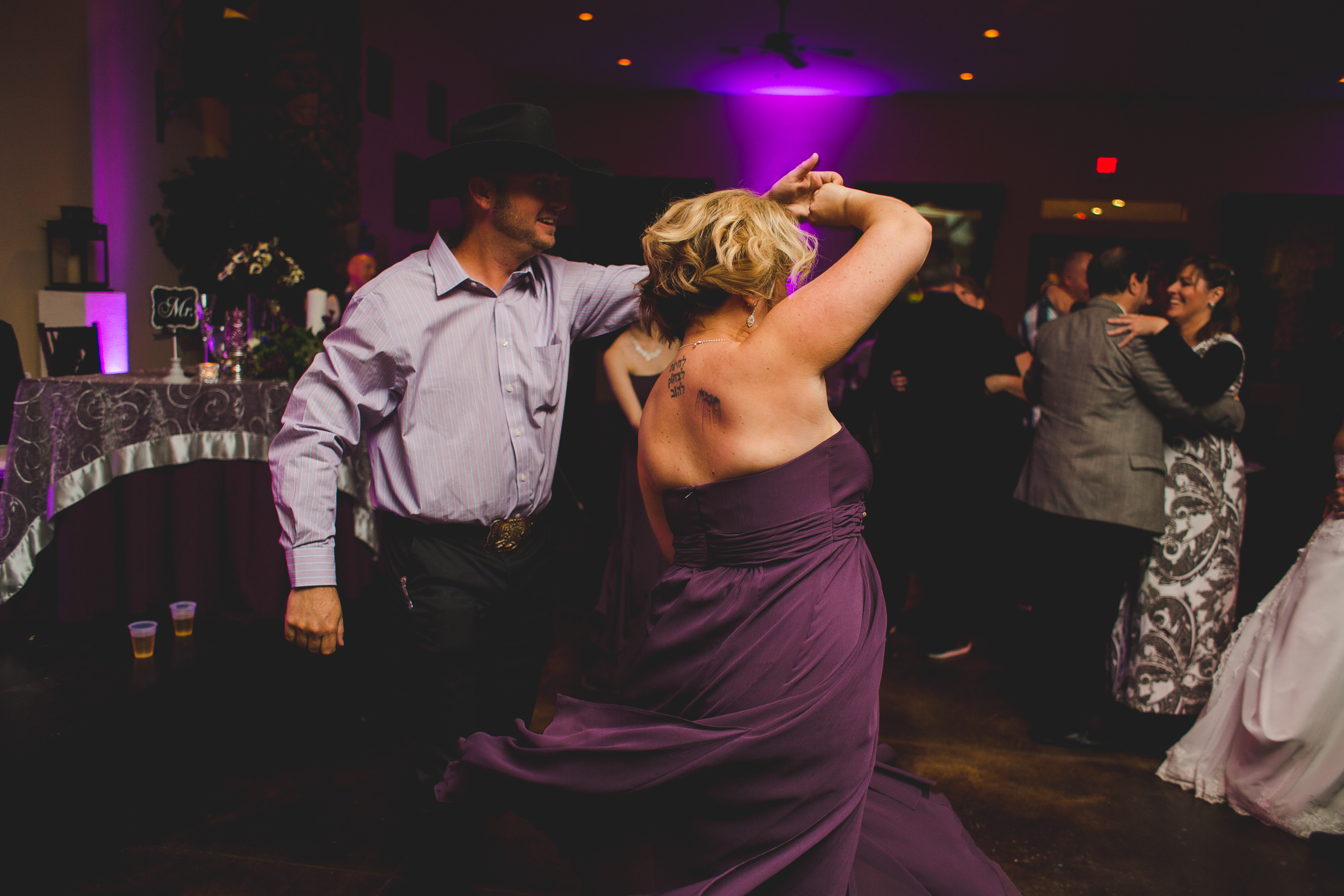 wedding reception dancing mj