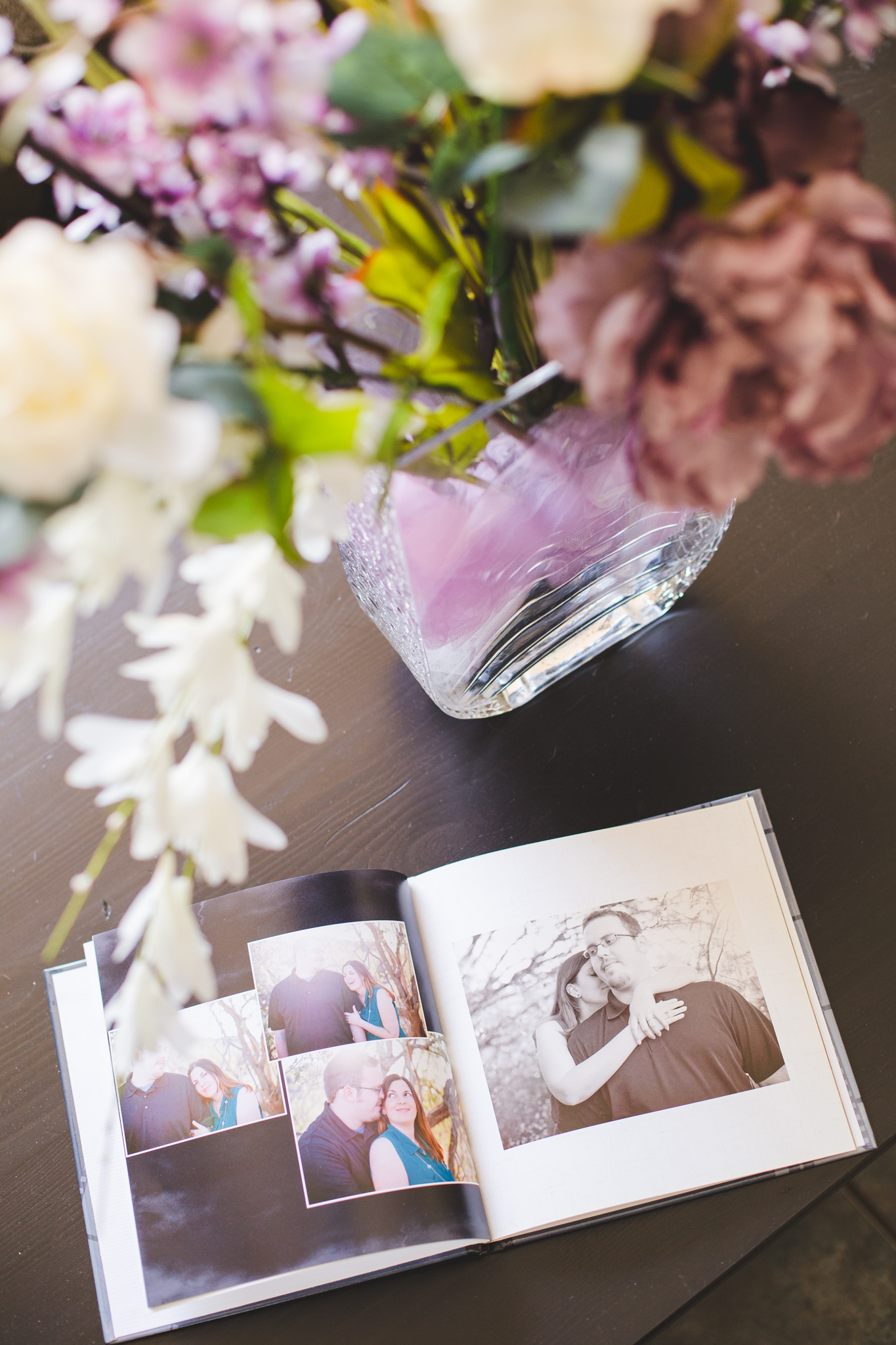 sd flowers and engagement book