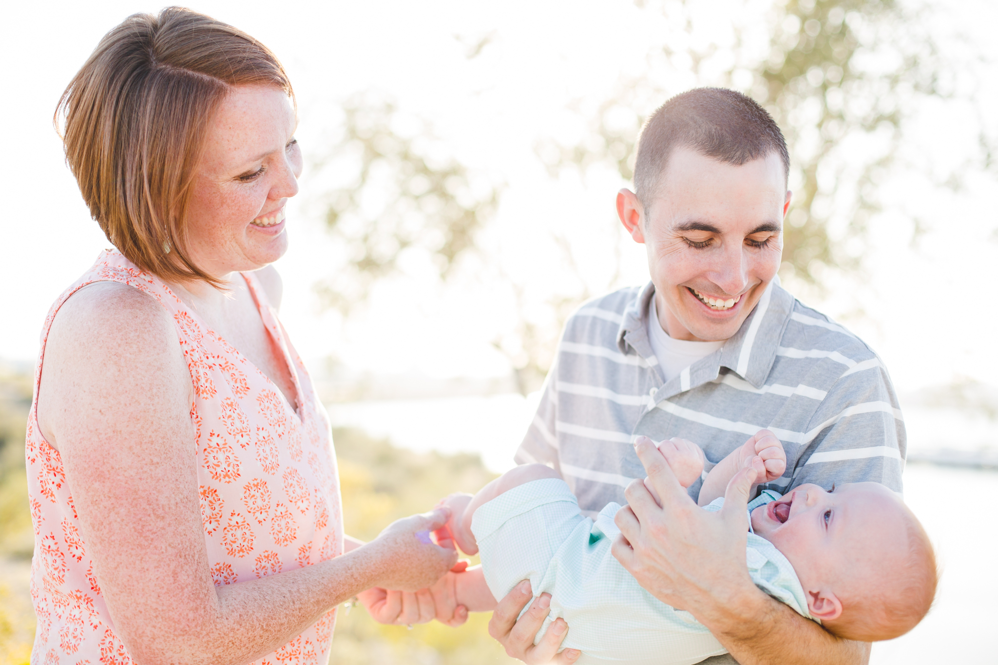 phoenix family photographer adorable baby smiling picture turner