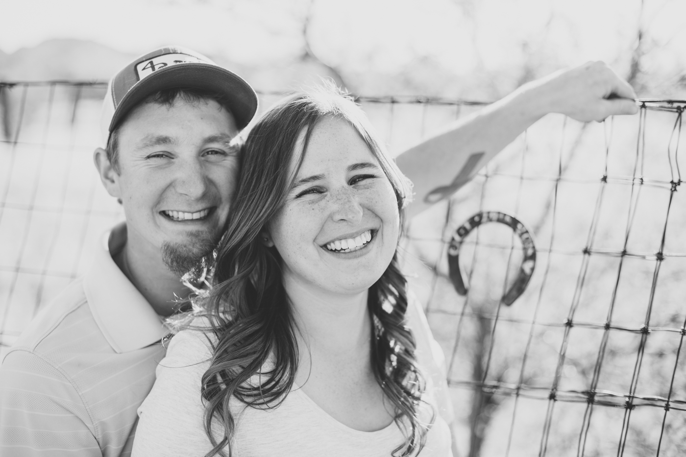 engagement-session-black-and-white-smiles