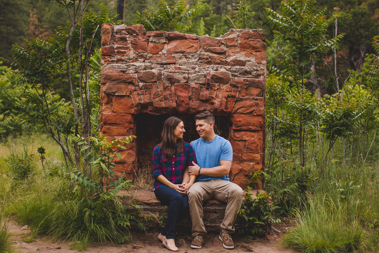 cute-red-brick-engagement-photo