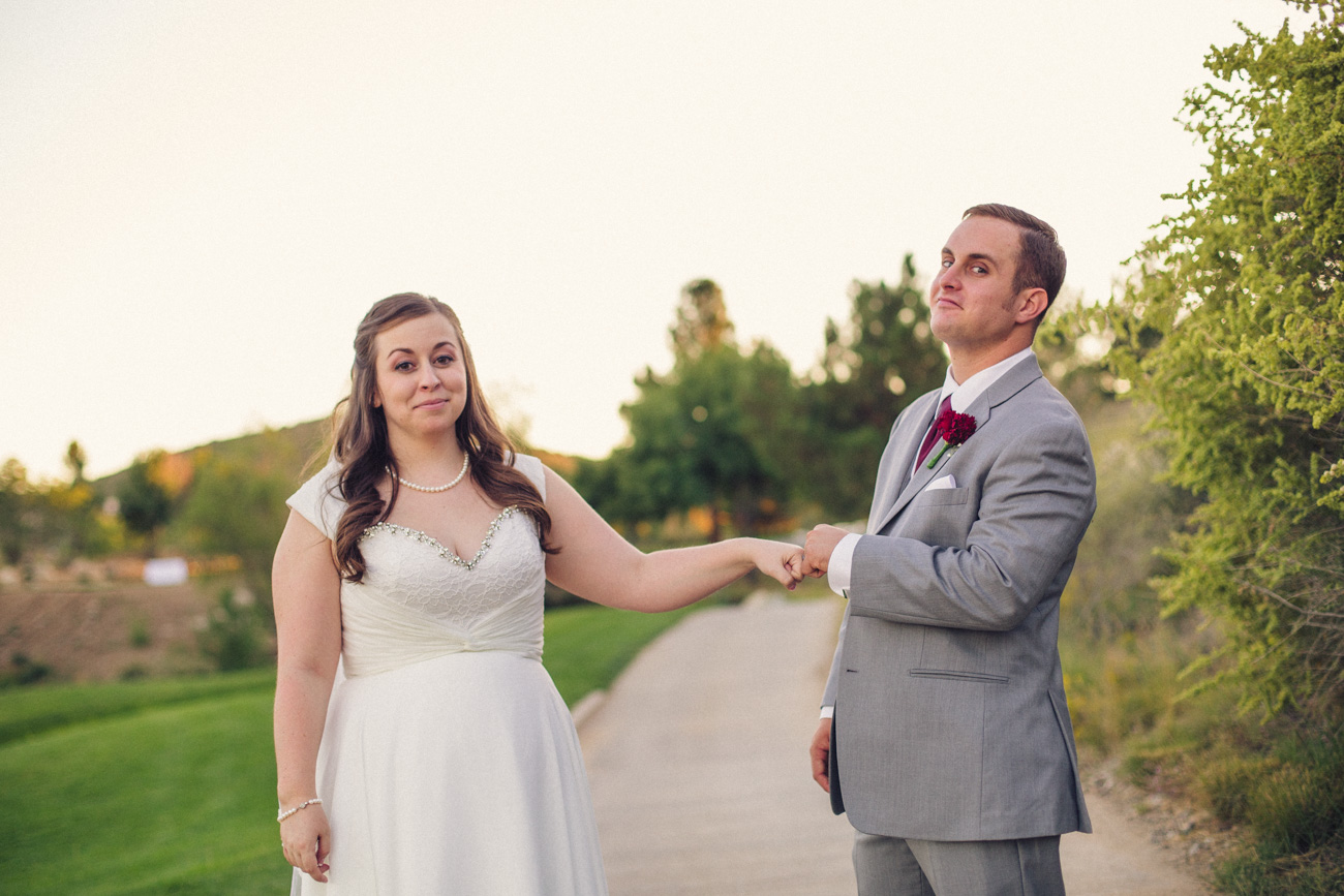 bride-and-groom-bumping-fists