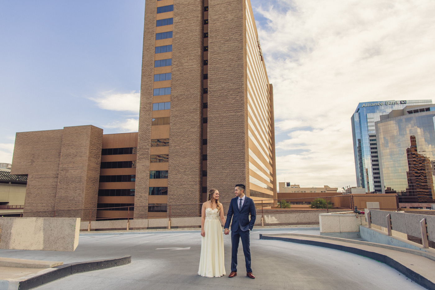 wide-angle-bride-and-groom-portrait