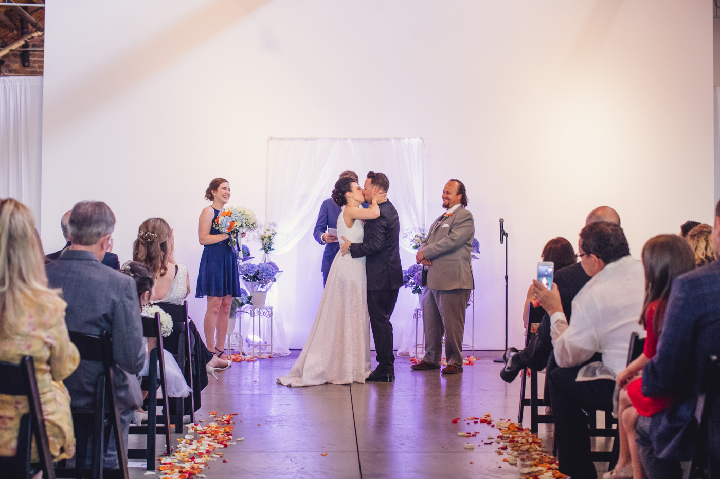 first-kiss-warehouse-215-wedding