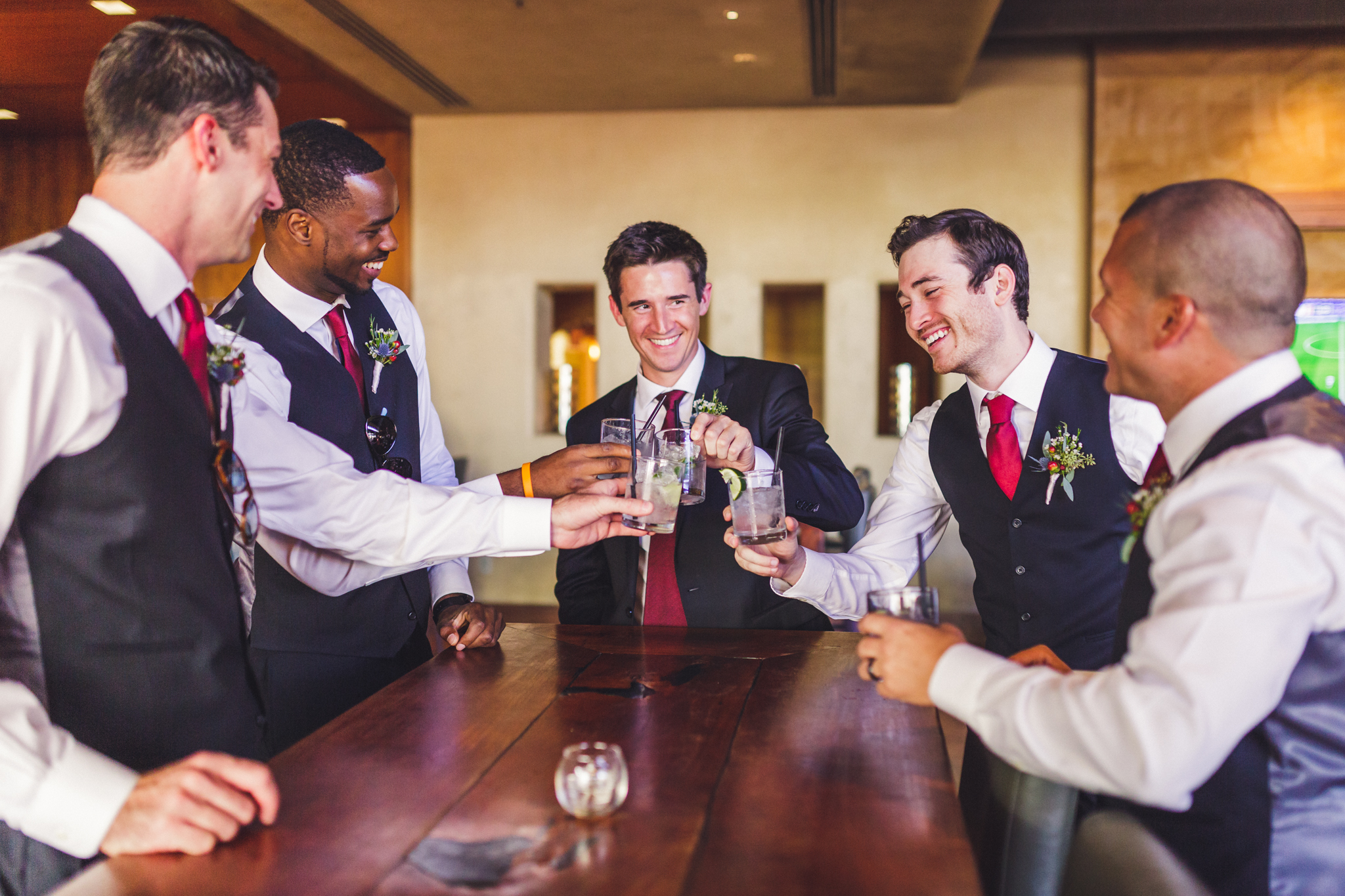 groom-and-groomsmen-getting-ready-cheers