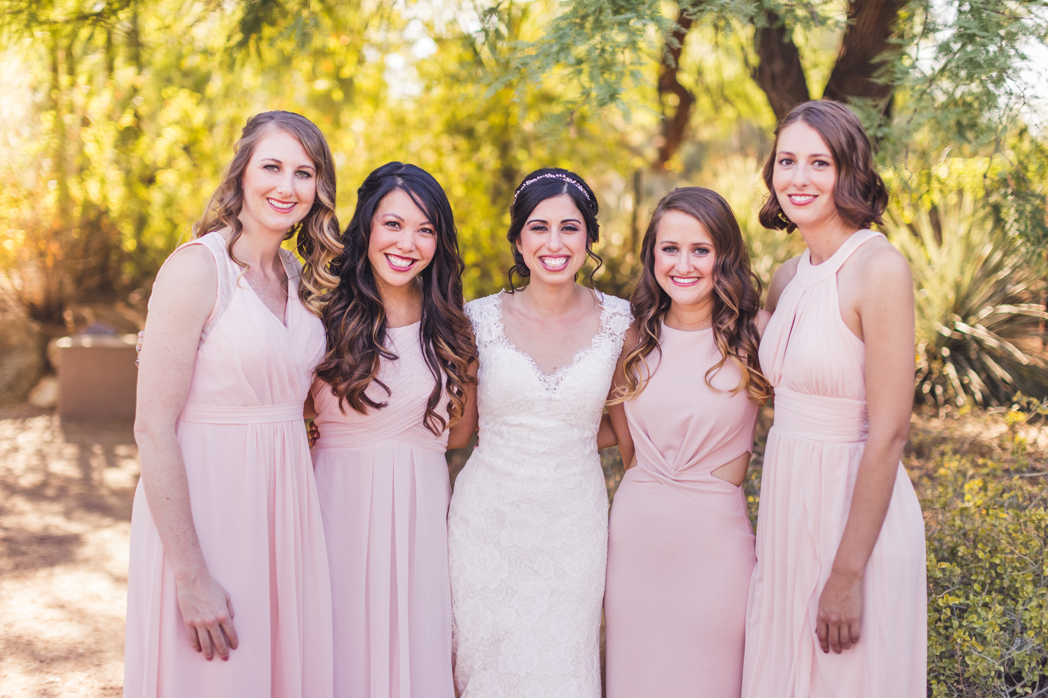 bride-and-bridesmaids-desert-botanical-garden-wedding