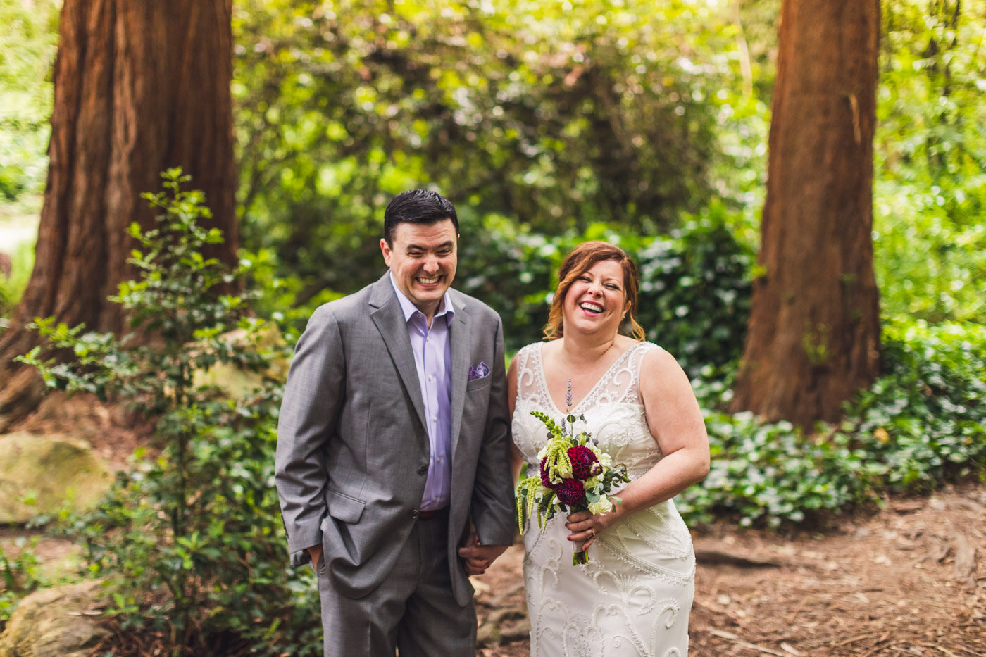 bride-and-groom-laughing-stern-grove-wedding